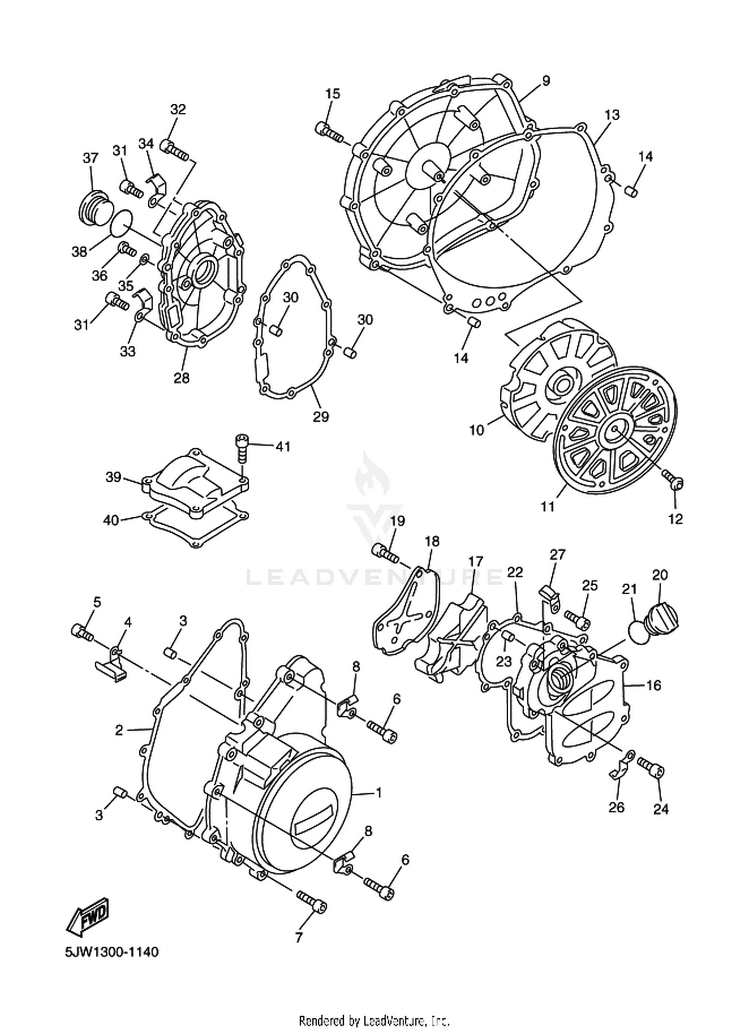 14 CRANKCASE COVER 1