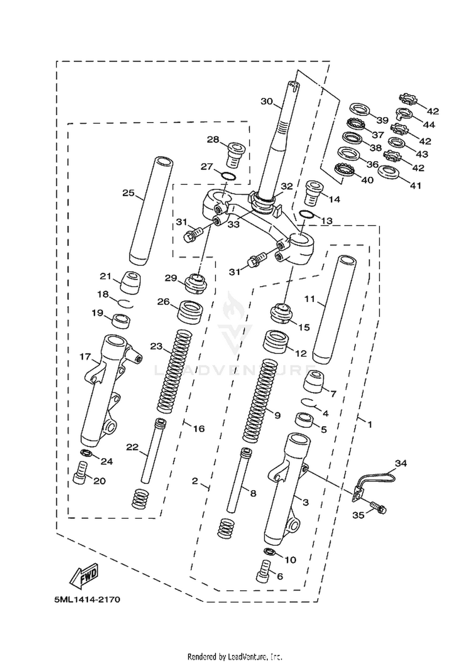 17 FRONT FORK