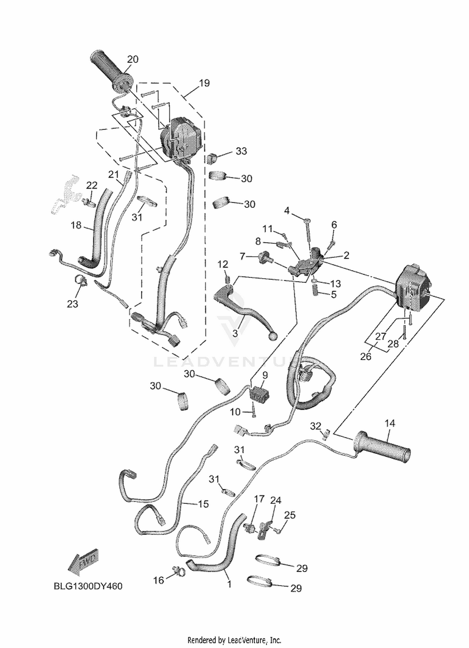 46 HANDLE SWITCH & LEVER