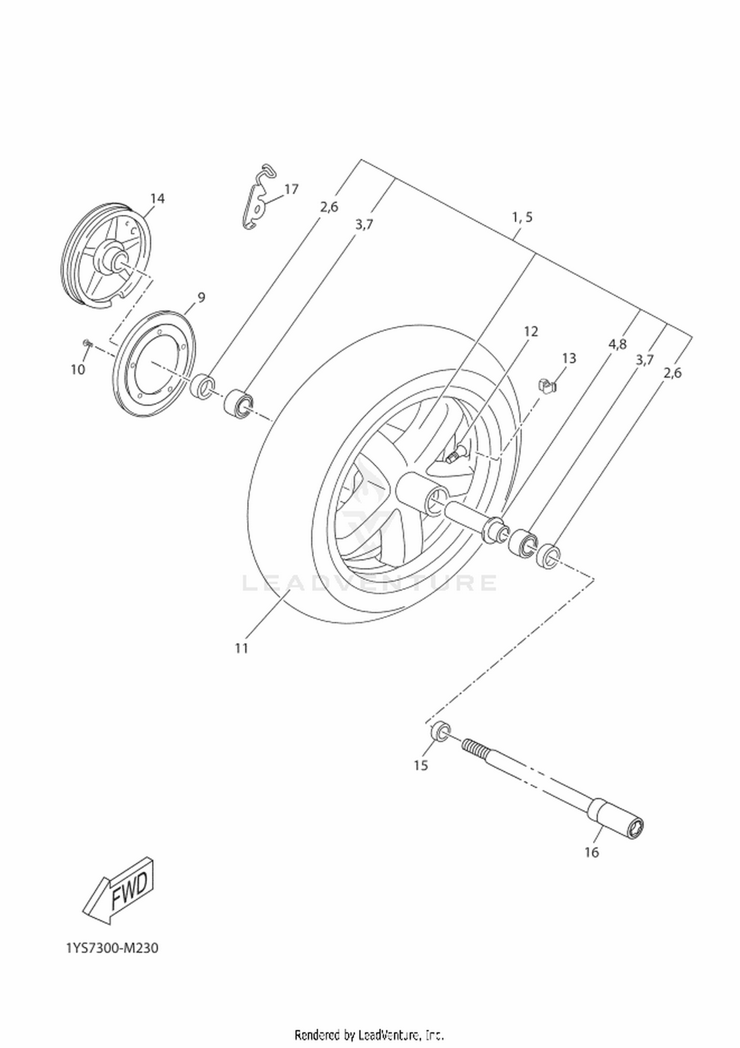 23 FRONT WHEEL