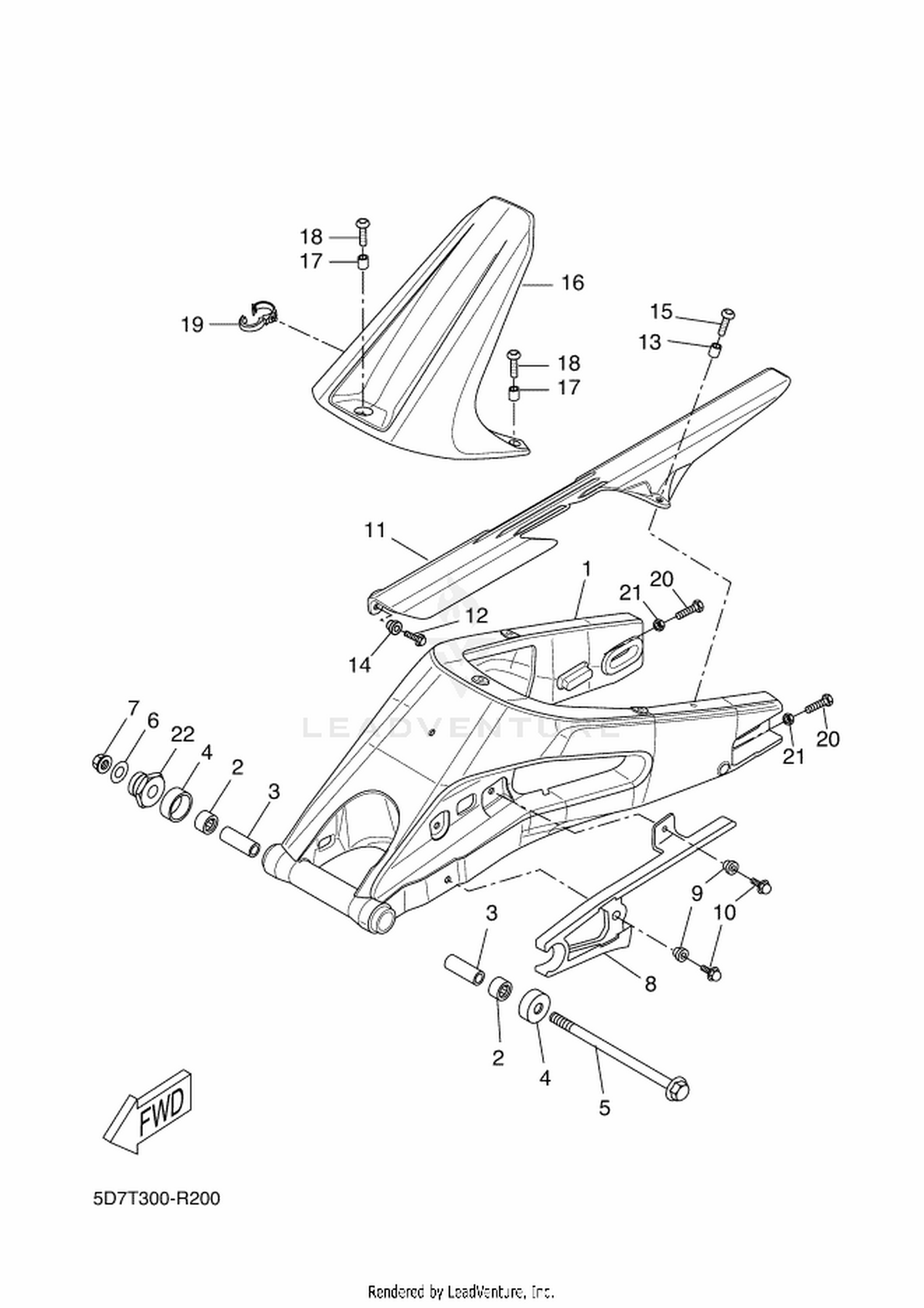 20 REAR ARM