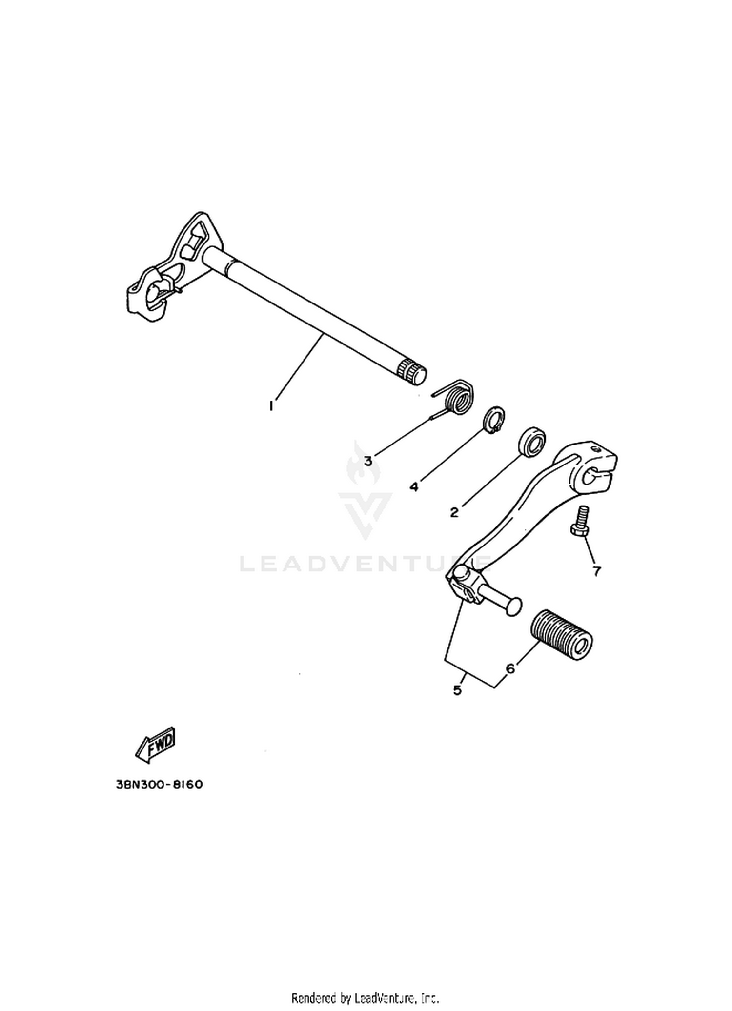 16 SHIFT SHAFT