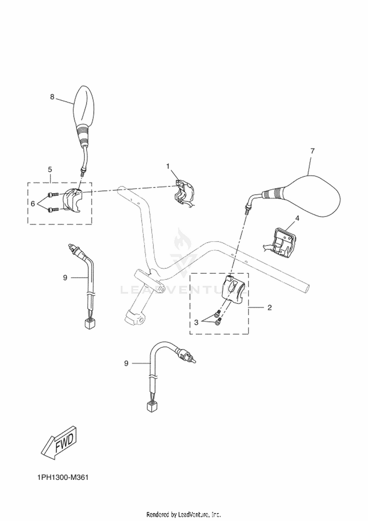 36 HANDLE SWITCH  LEVER
