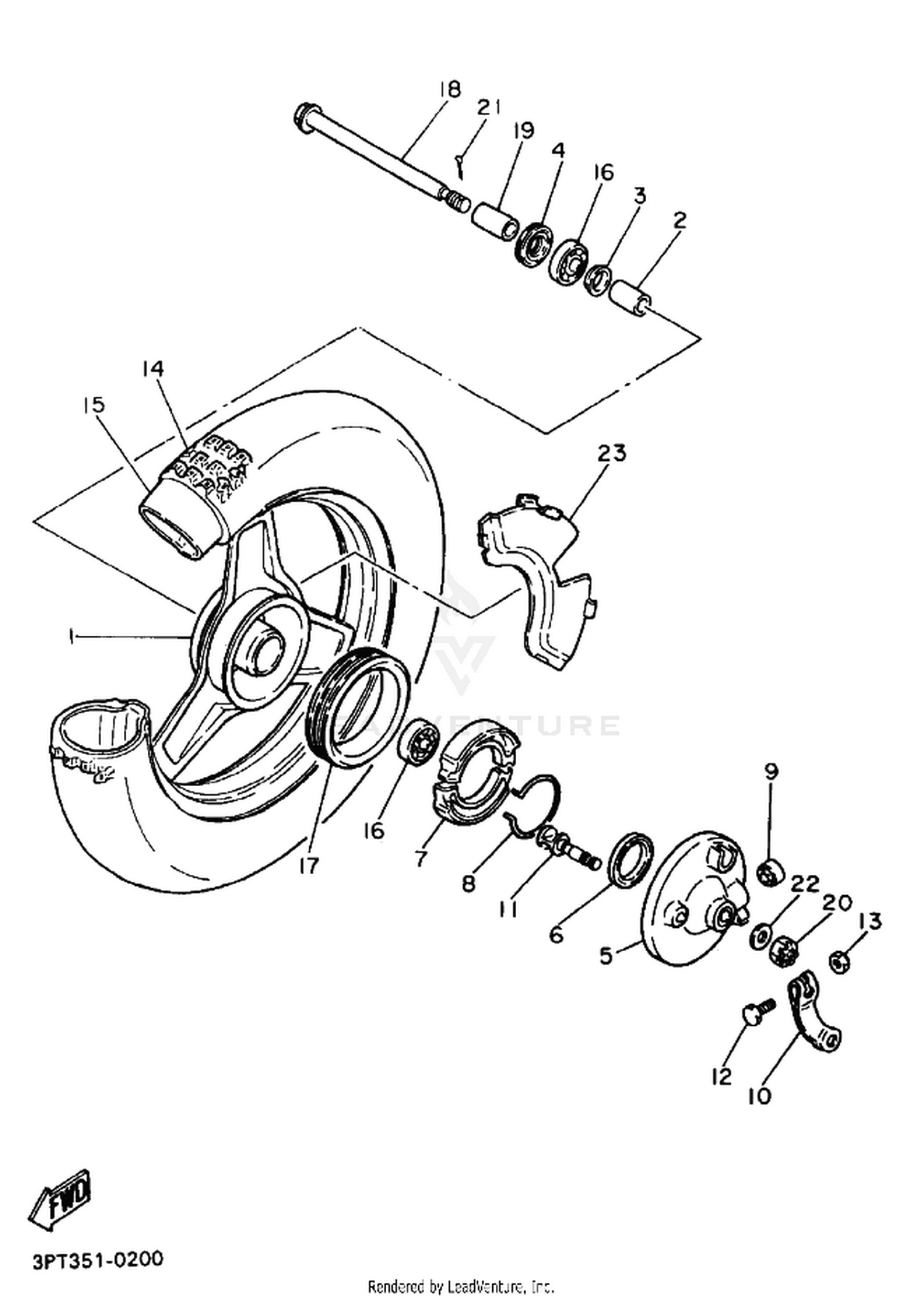 20 FRONT WHEEL