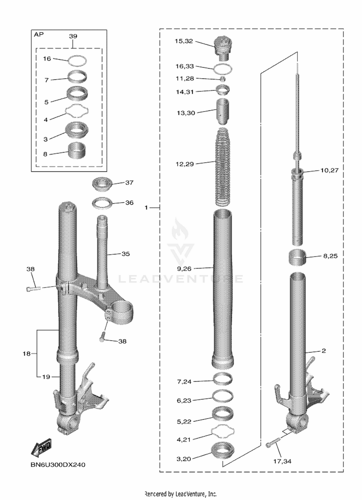 24 FRONT FORK