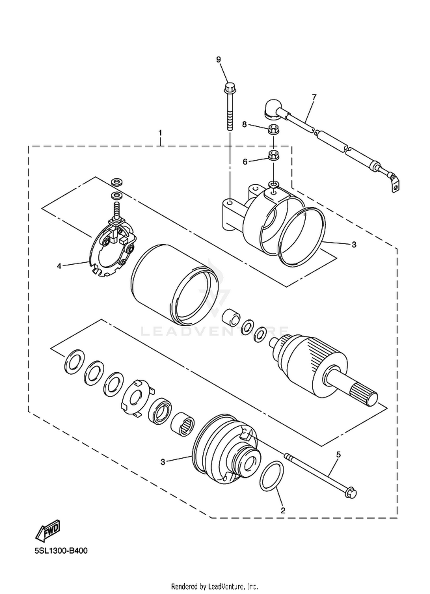 40 STARTING MOTOR