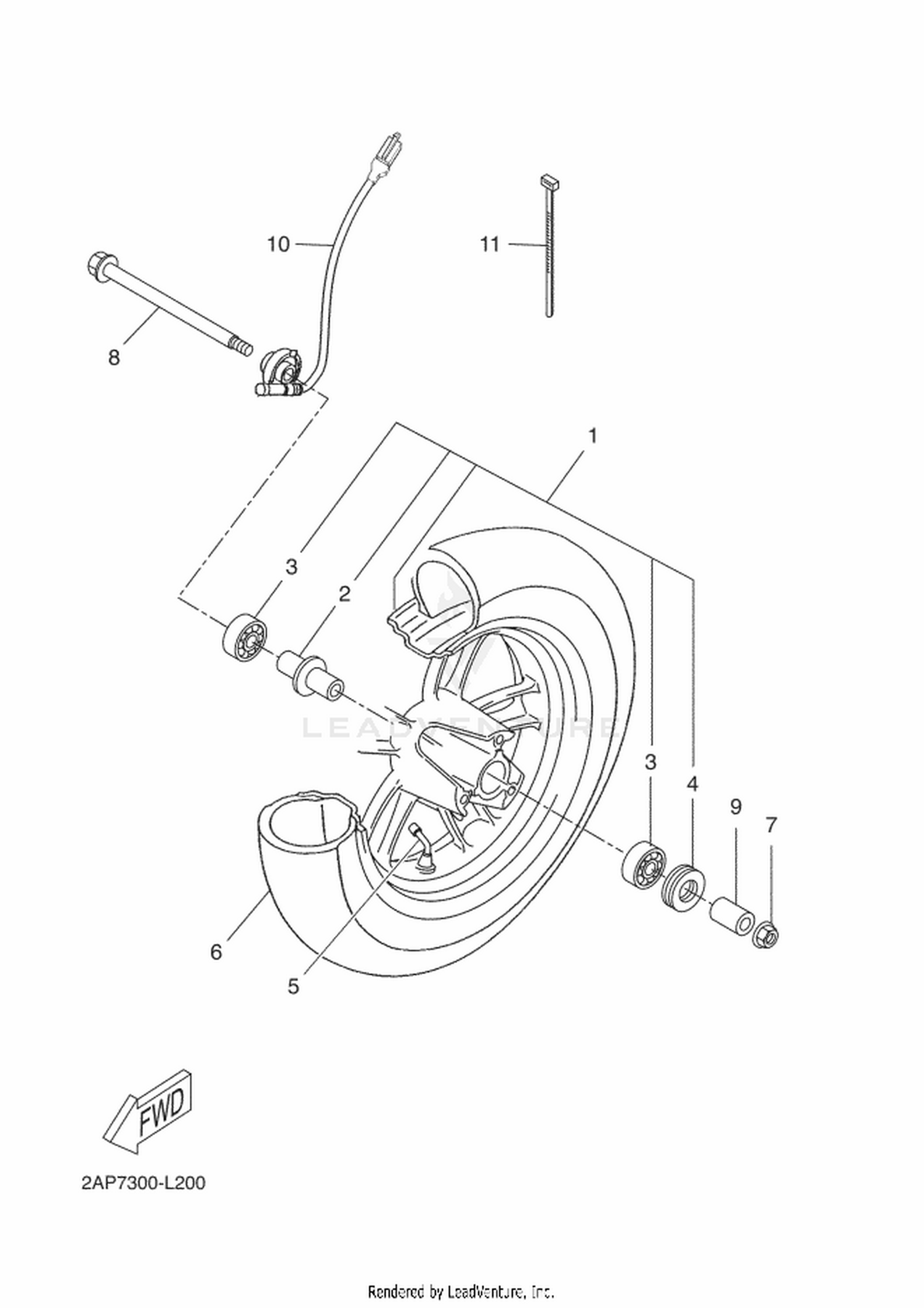20 FRONT WHEEL
