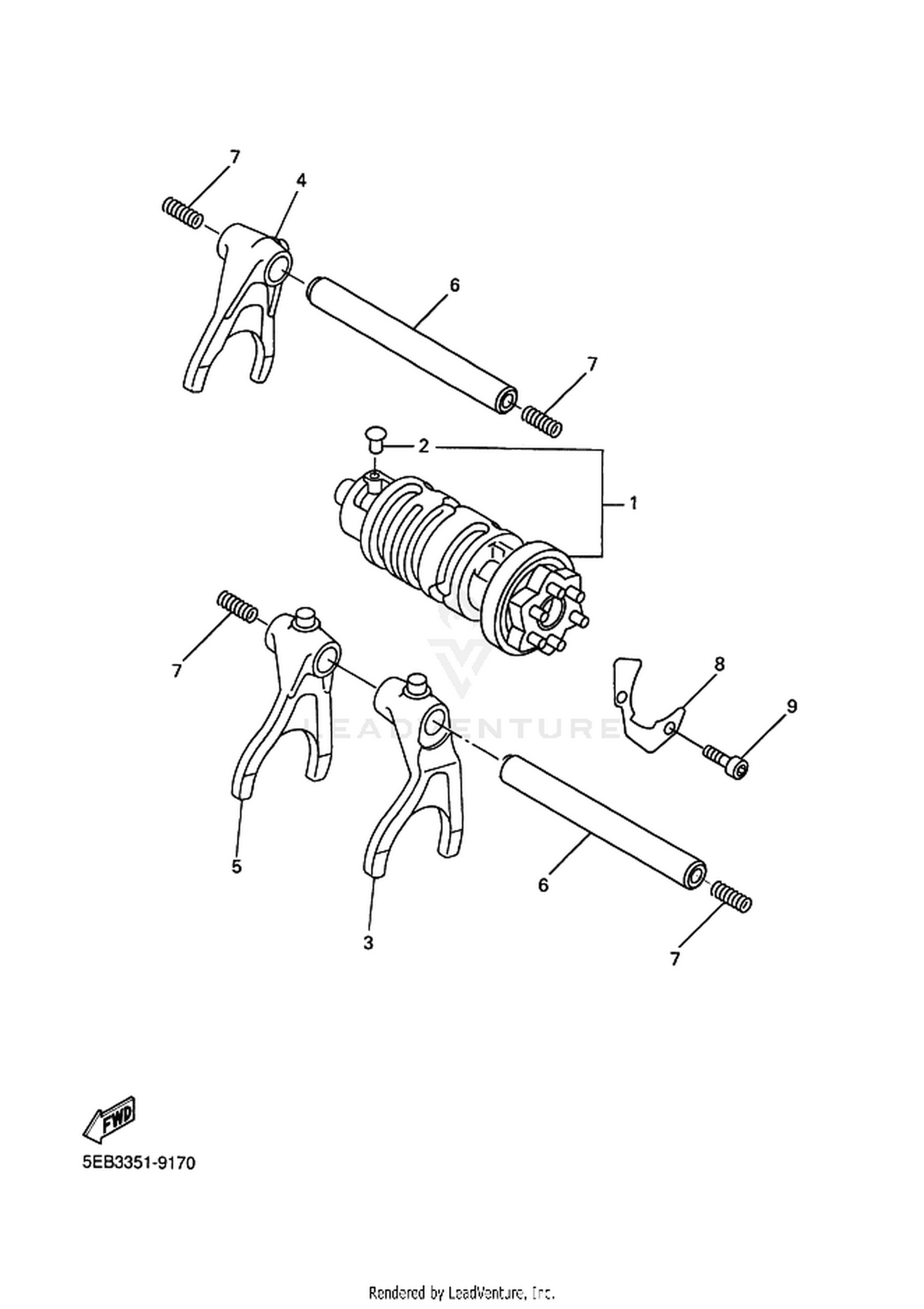 18 SHIFT CAM  FORK