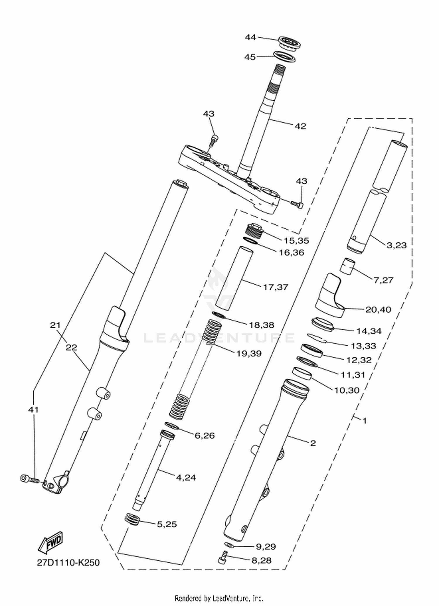 25 FRONT FORK