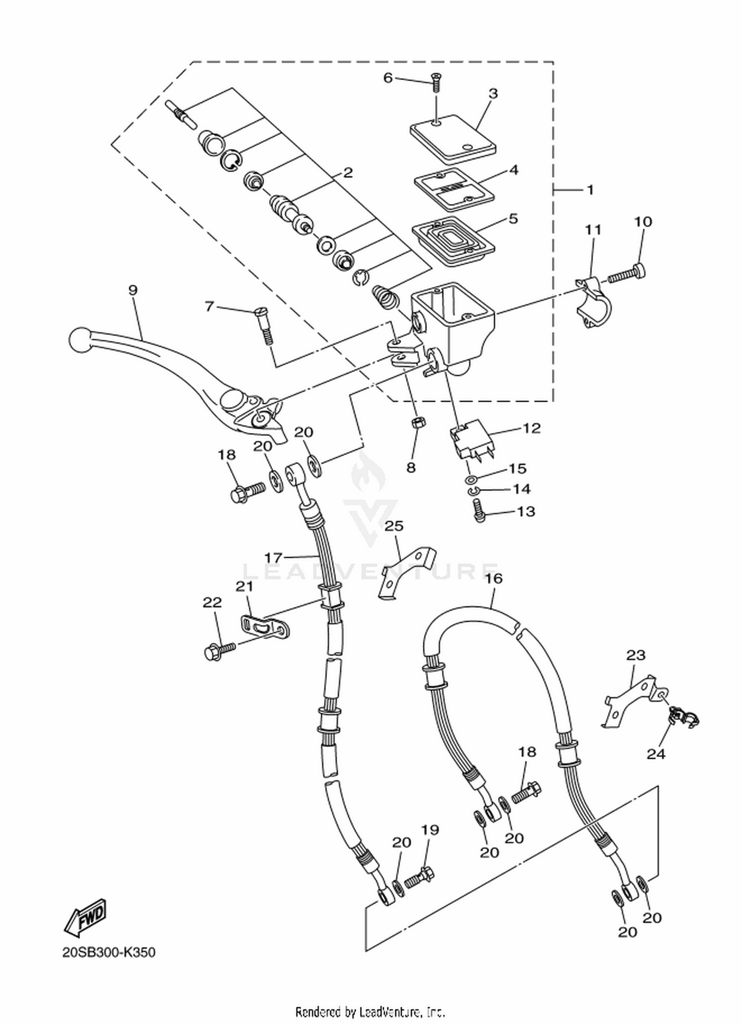 35 FRONT MASTER CYLINDER