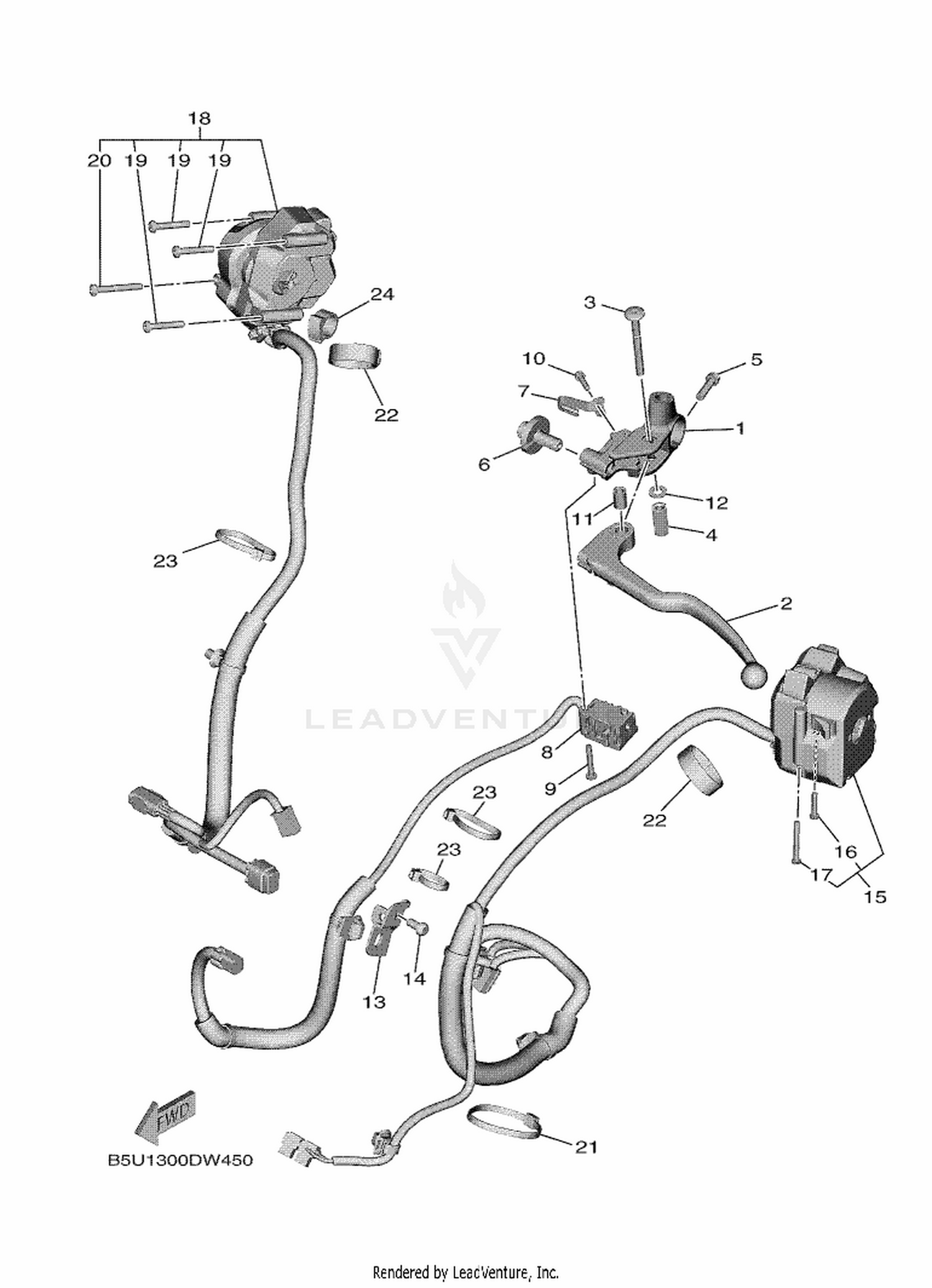 46 HANDLE SWITCH & LEVER