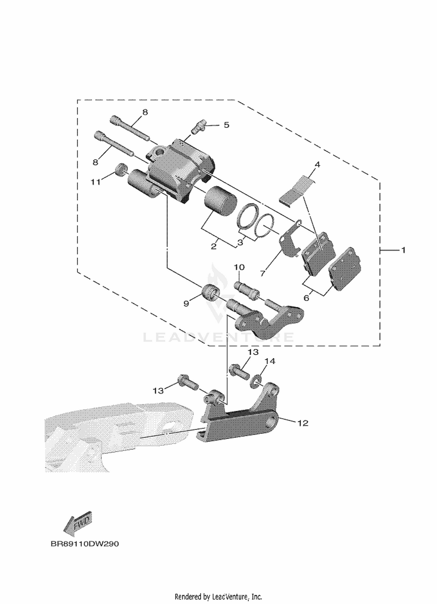 31 REAR BRAKE CALIPER