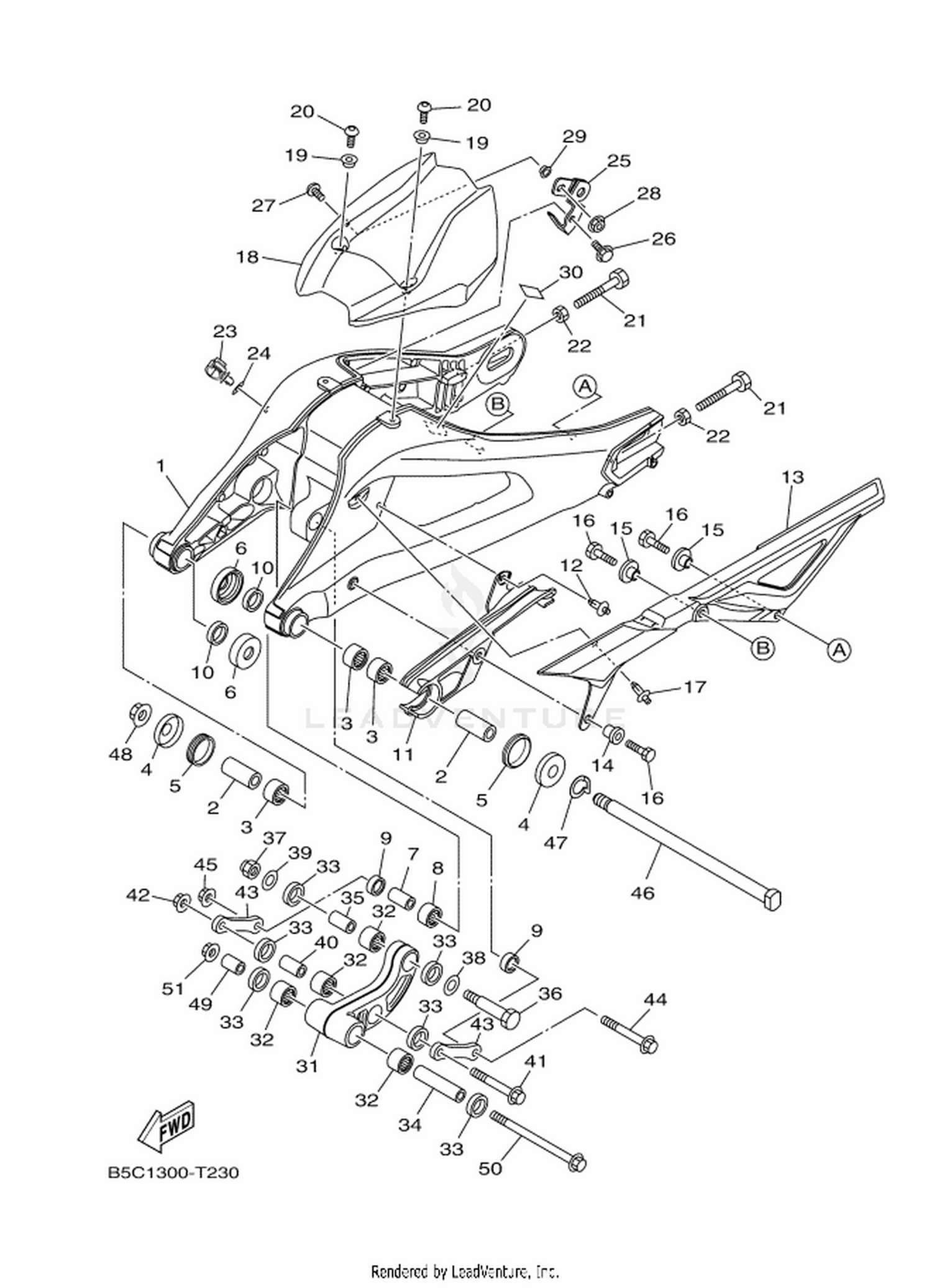 23 REAR ARM