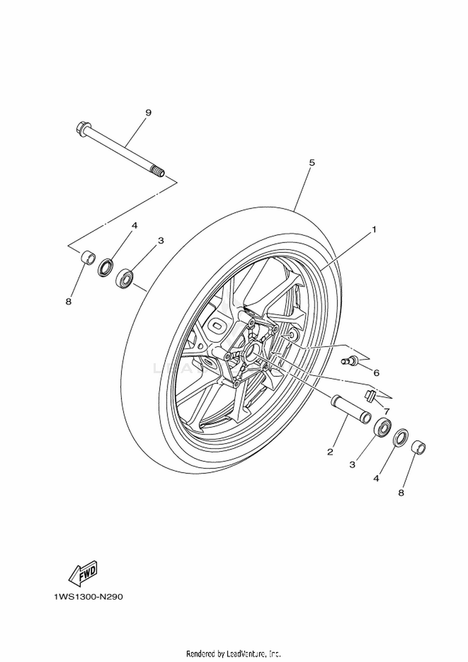 29 FRONT WHEEL