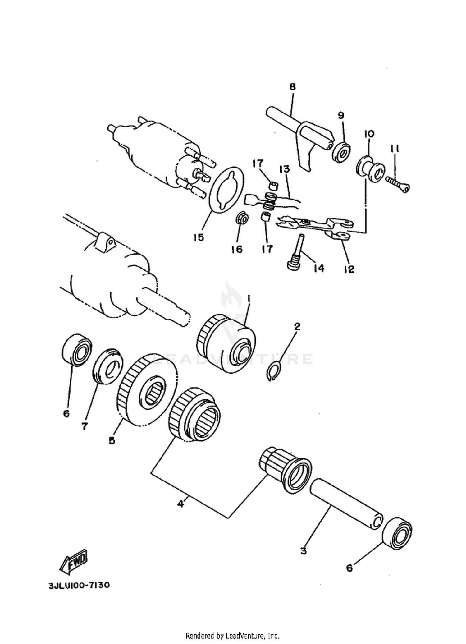 13 STARTER CLUTCH