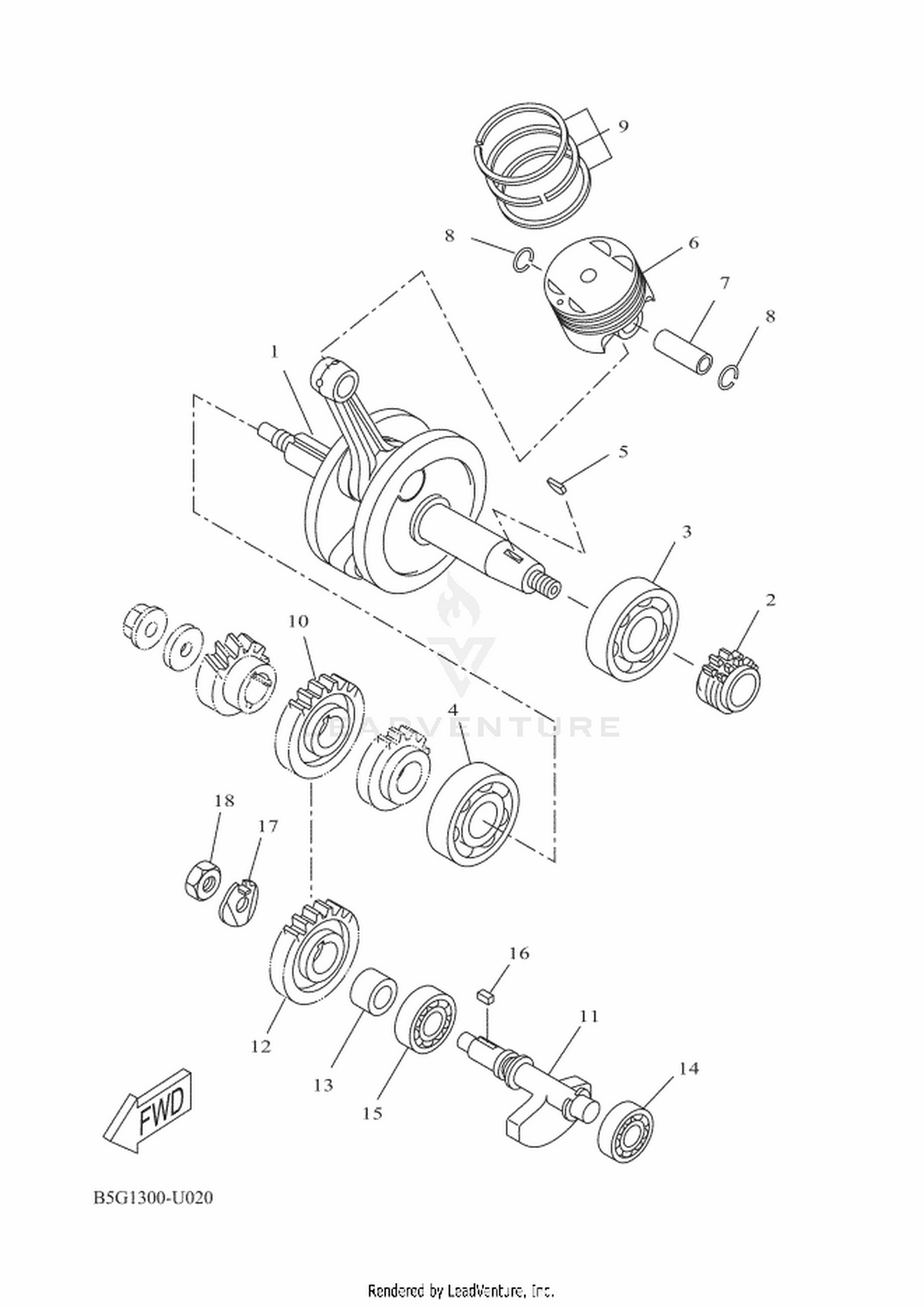 03 CRANKSHAFT & PISTON