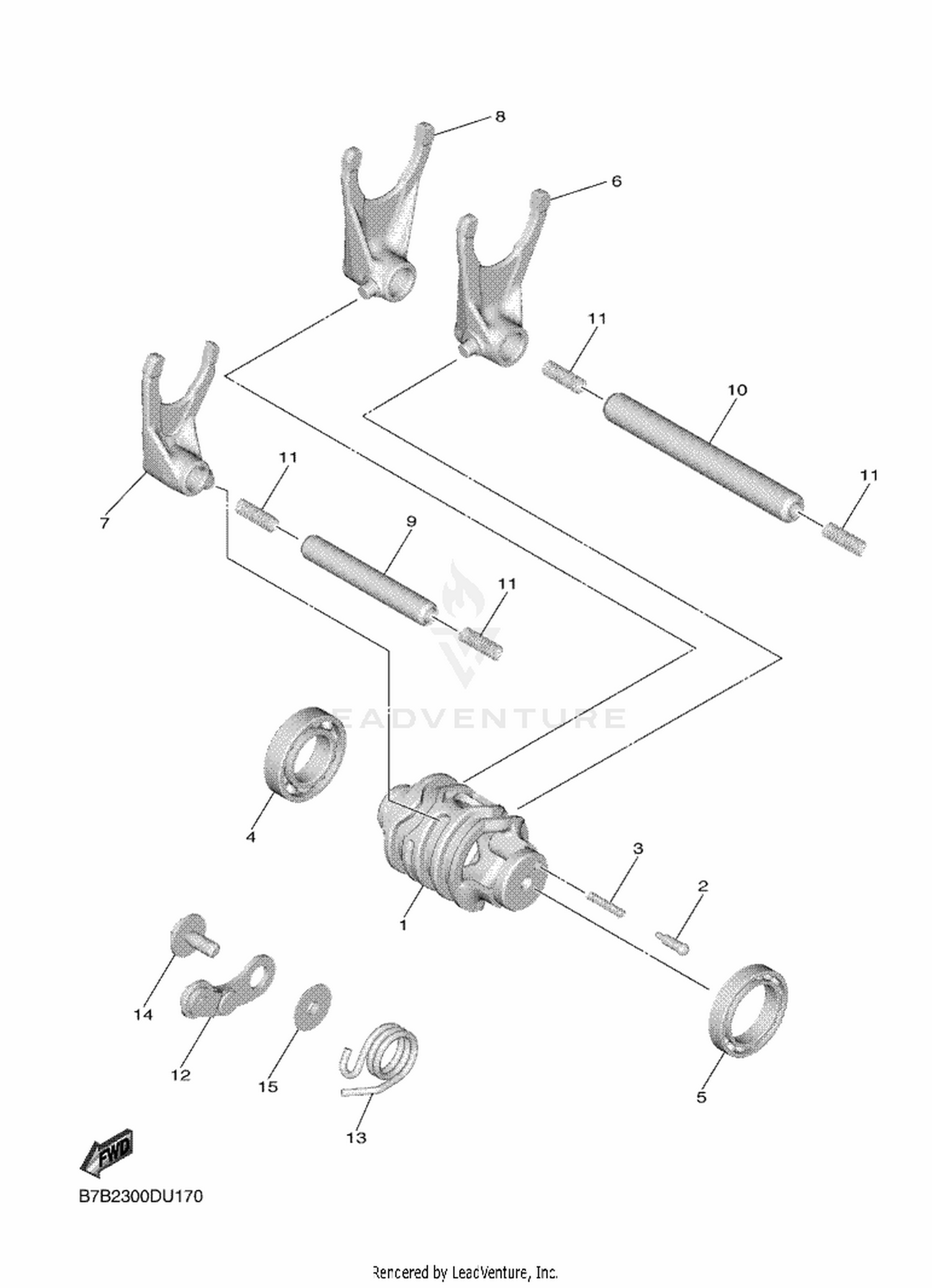 20 SHIFT CAM & FORK