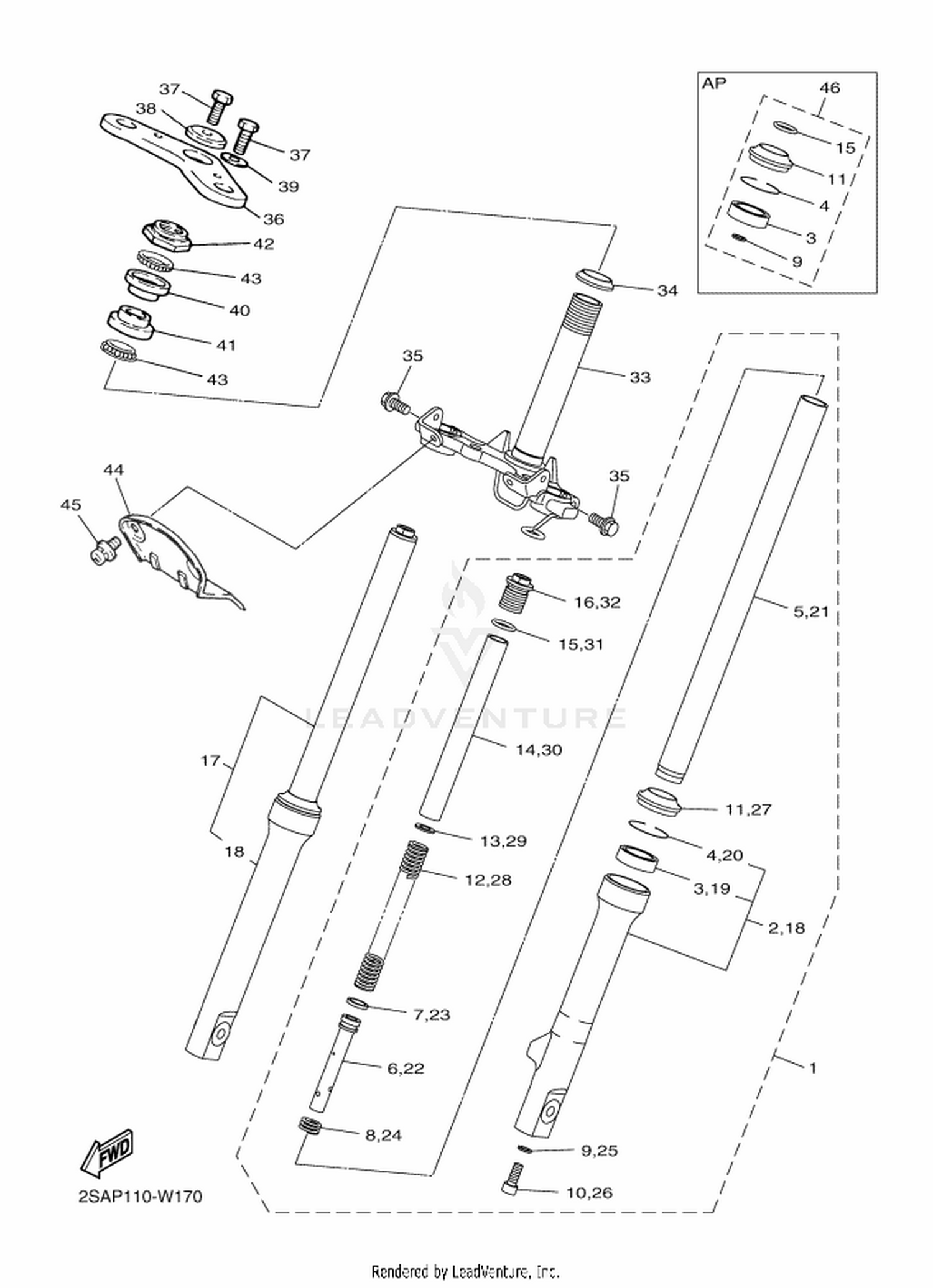 17 FRONT FORK