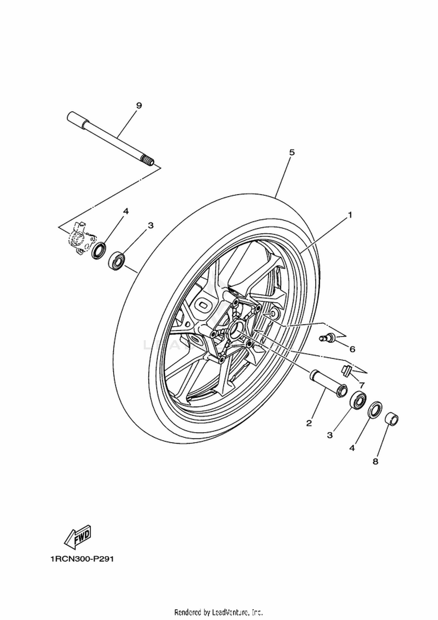29 FRONT WHEEL