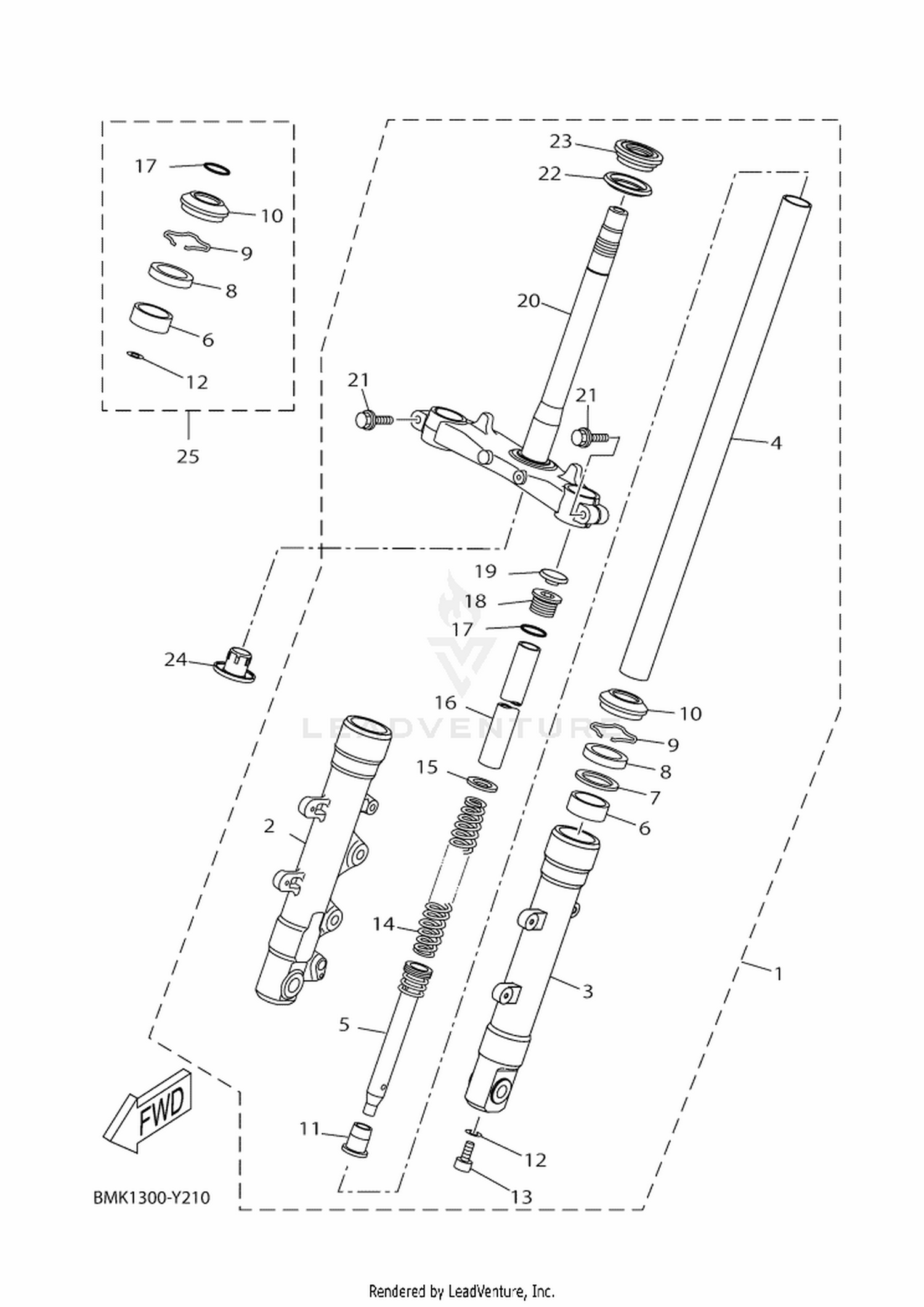 21 FRONT FORK