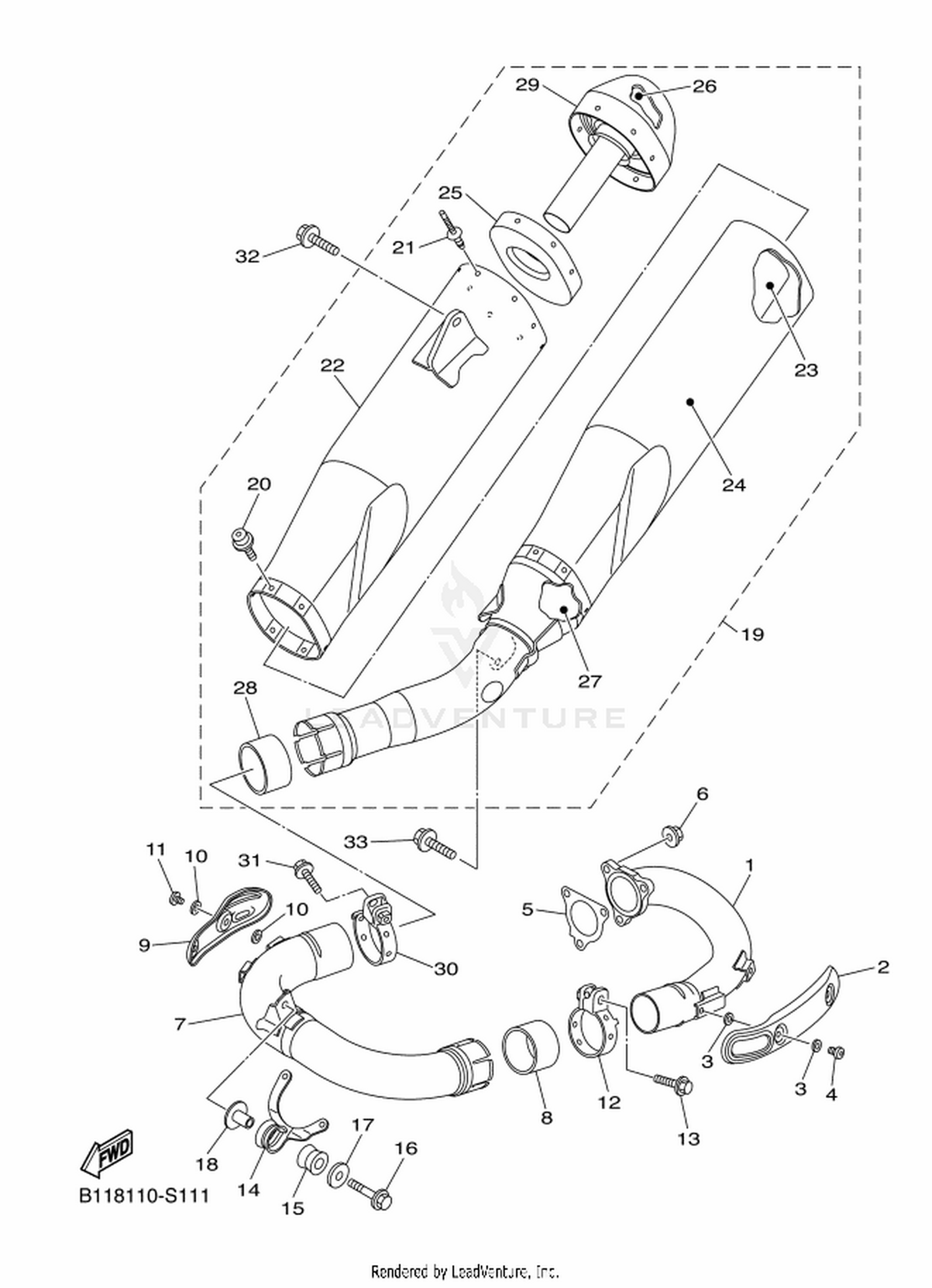 11 EXHAUST