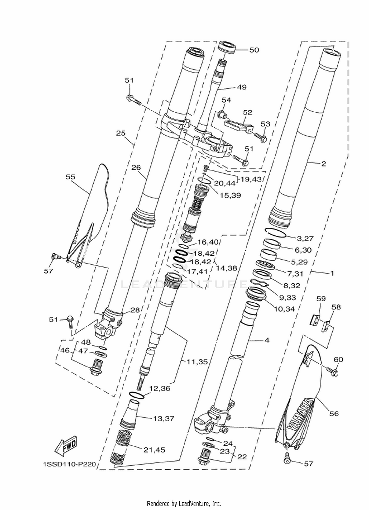 22 FRONT FORK