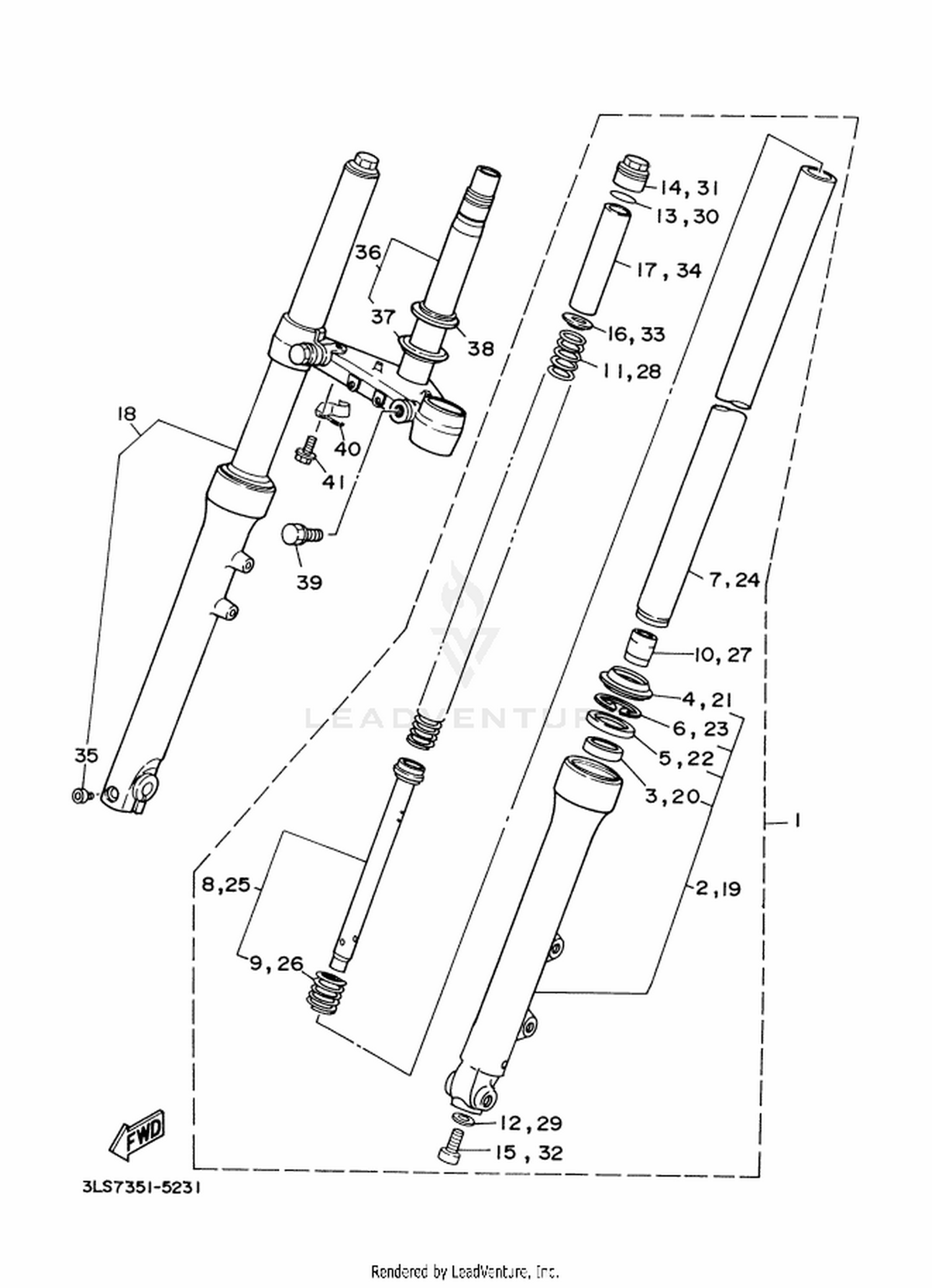 23 FRONT FORK