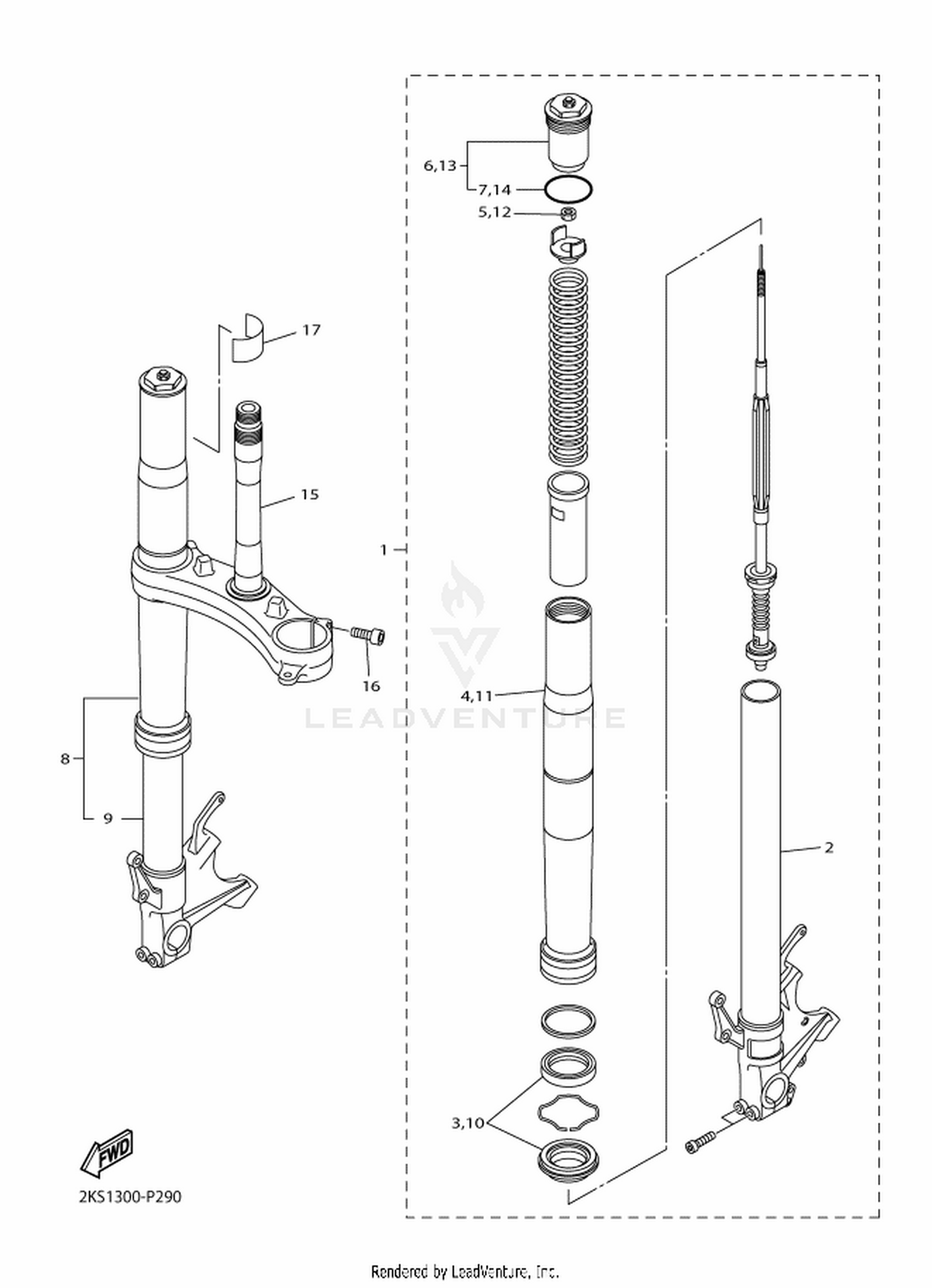 29 FRONT FORK