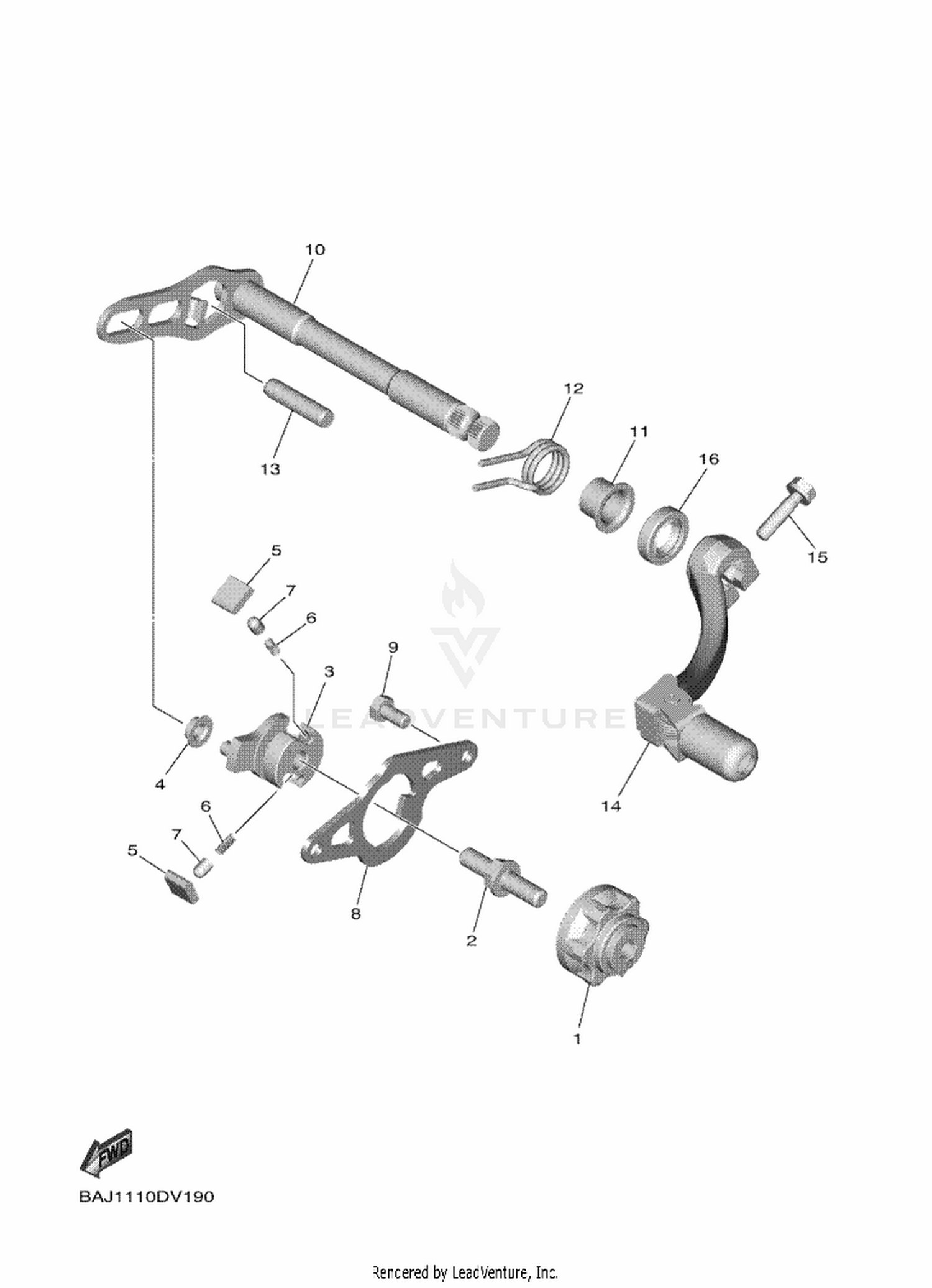 22 SHIFT SHAFT
