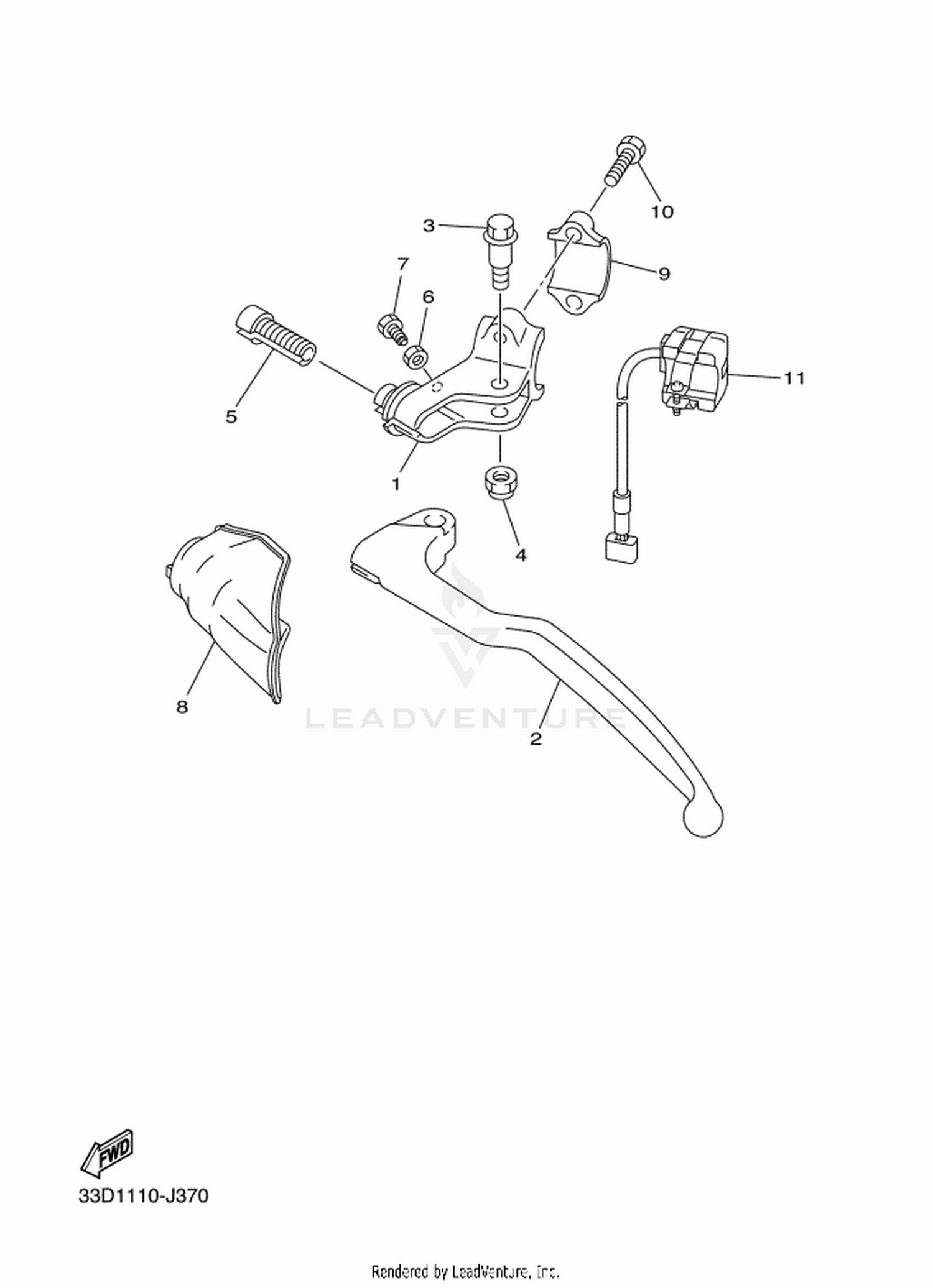 37 HANDLE SWITCH  LEVER
