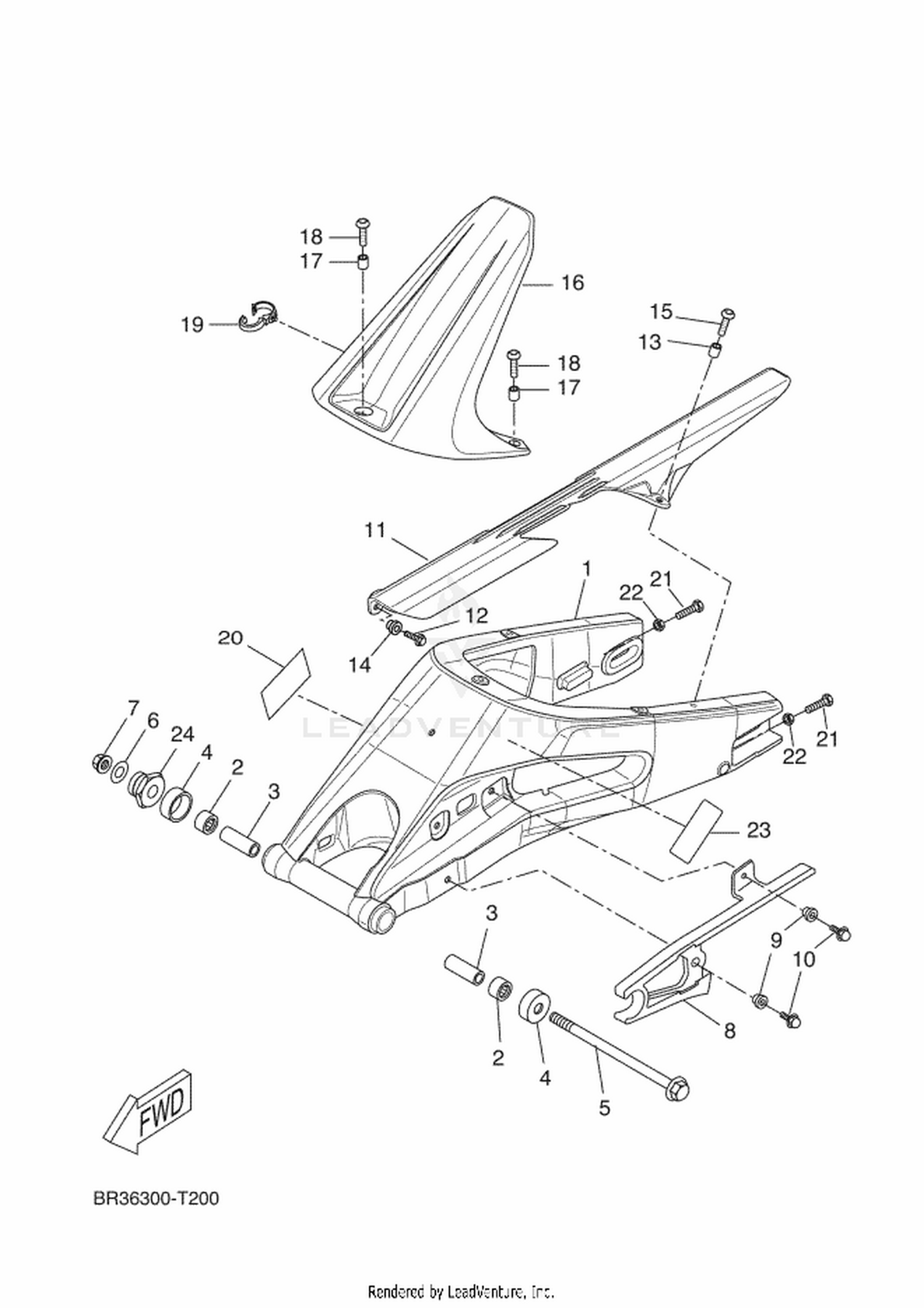 20 REAR ARM