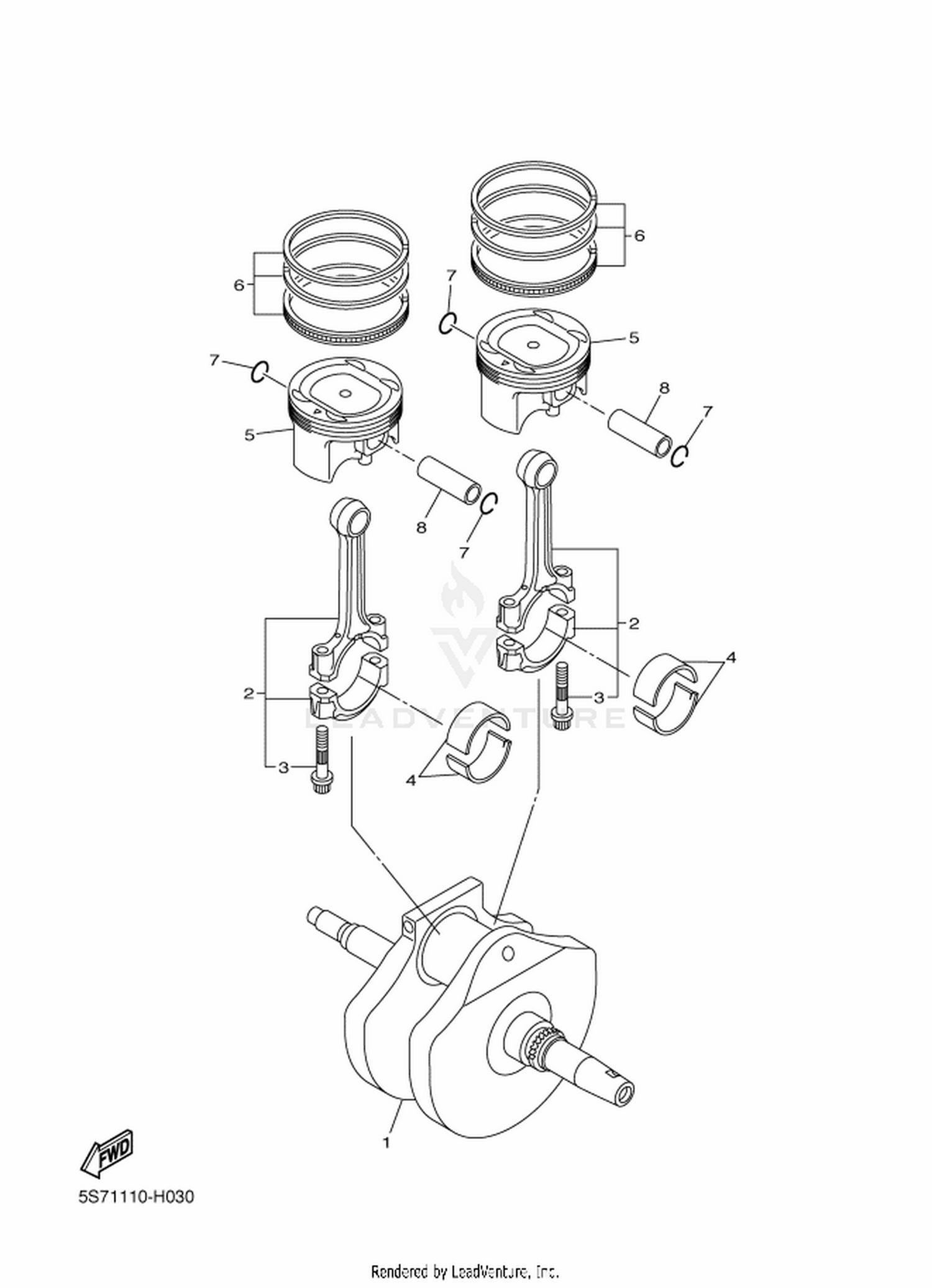 03 CRANKSHAFT  PISTON