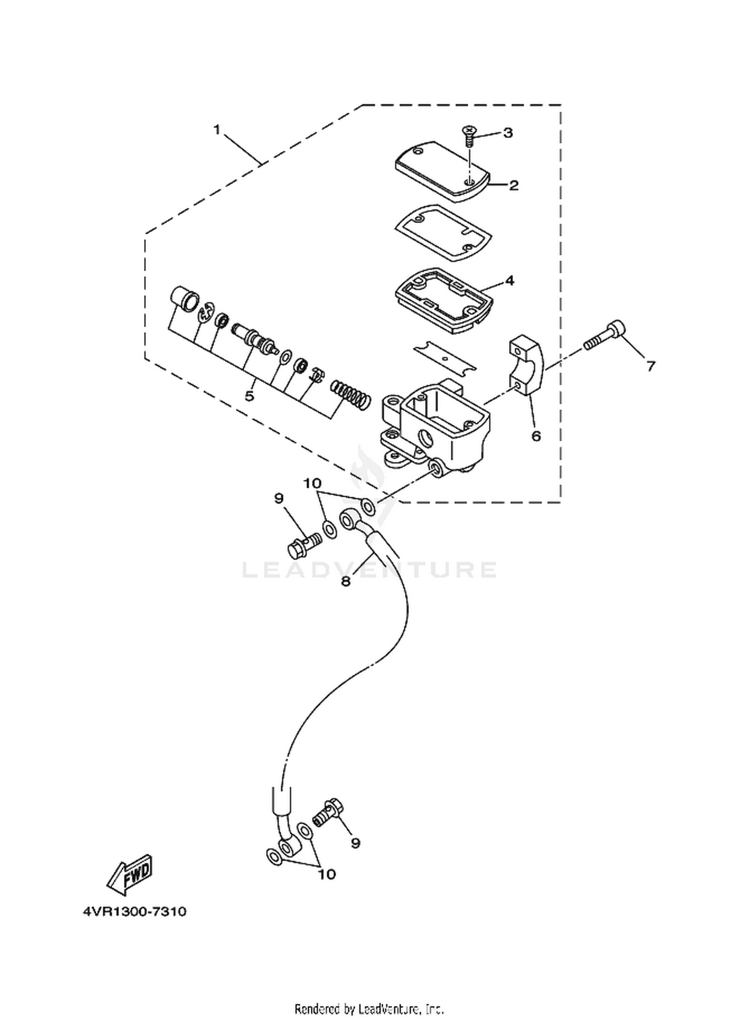 31 FRONT MASTER CYLINDER