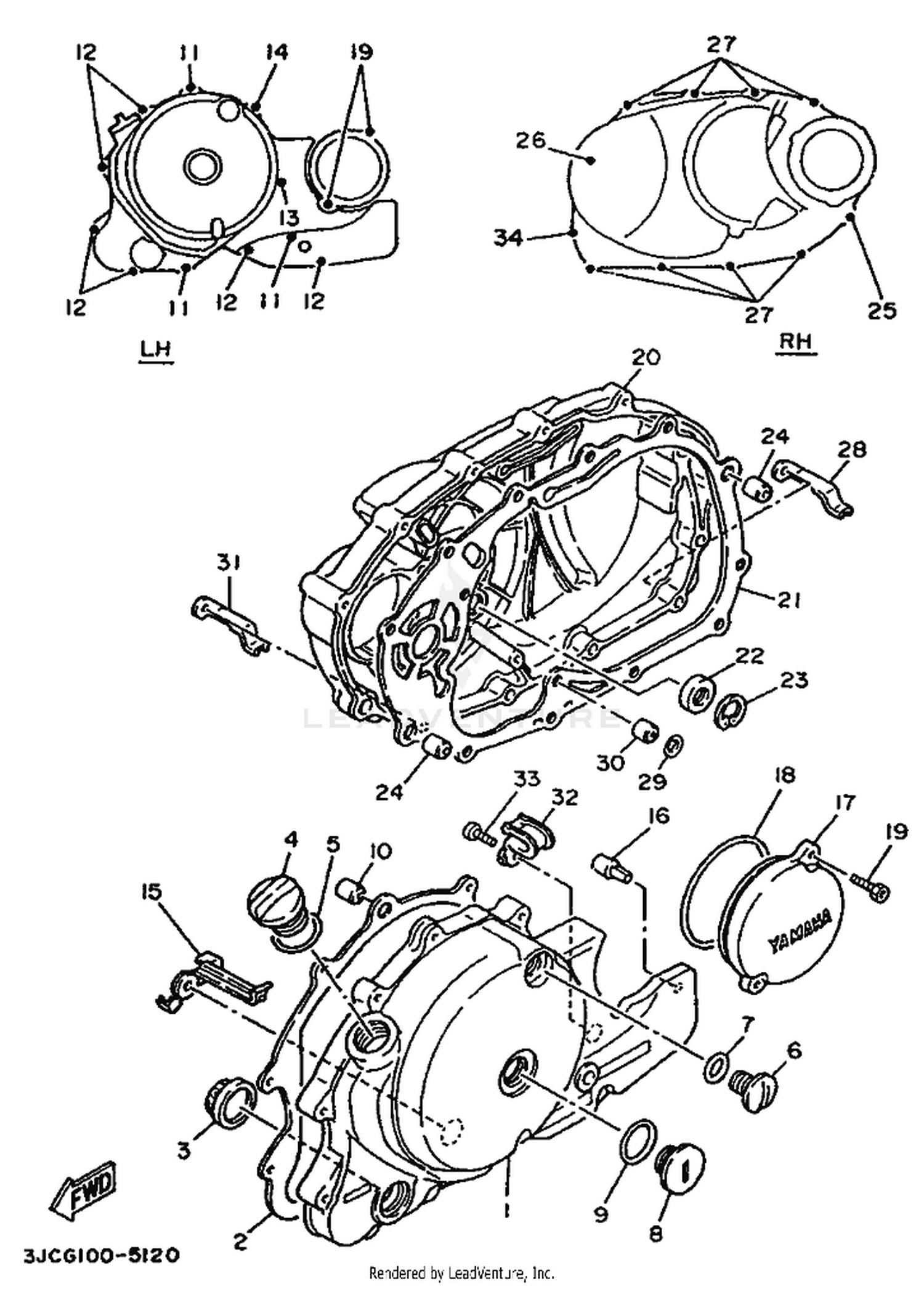 12 CRANKCASE COVER 1