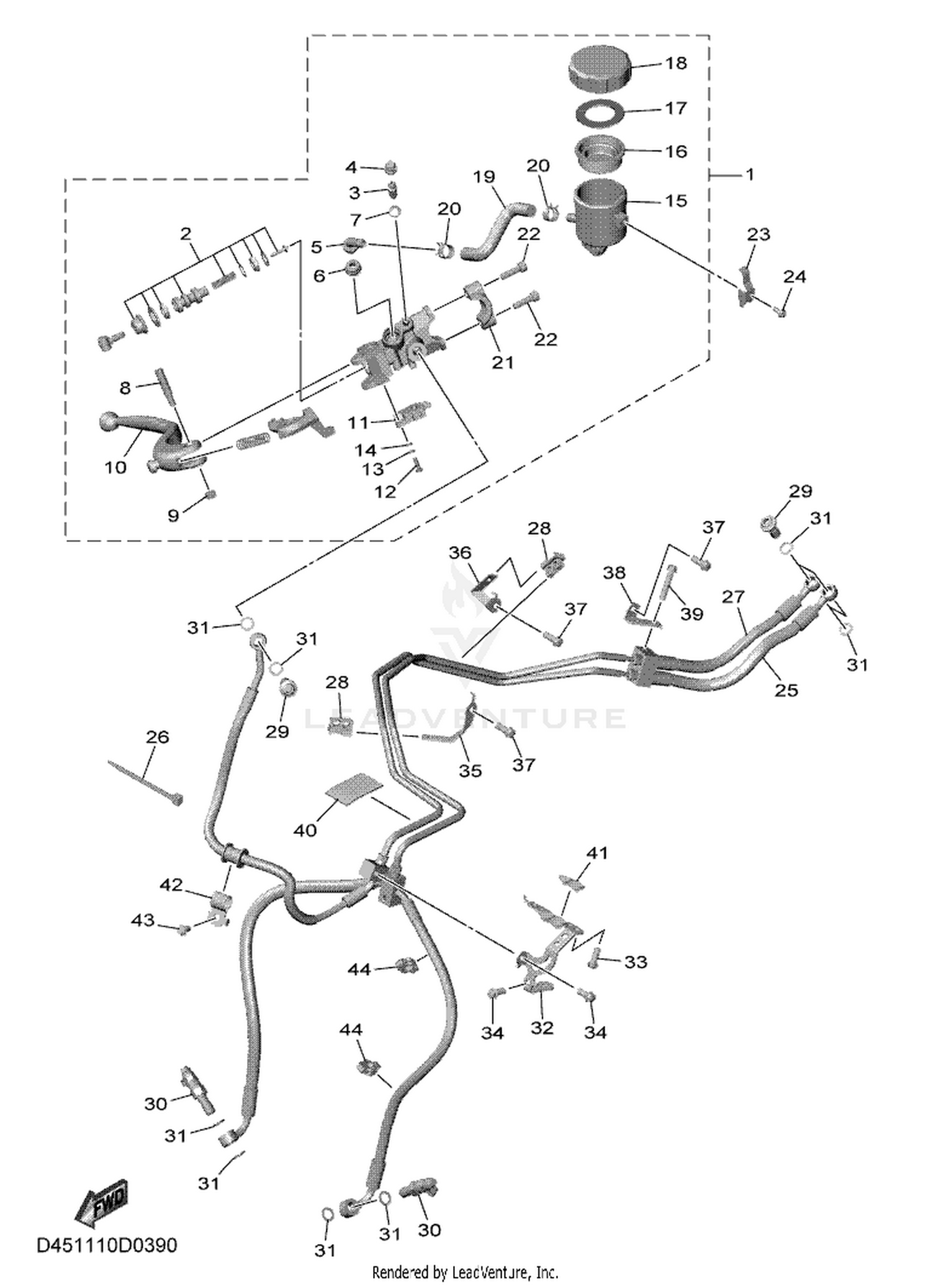 38 FRONT MASTER CYLINDER