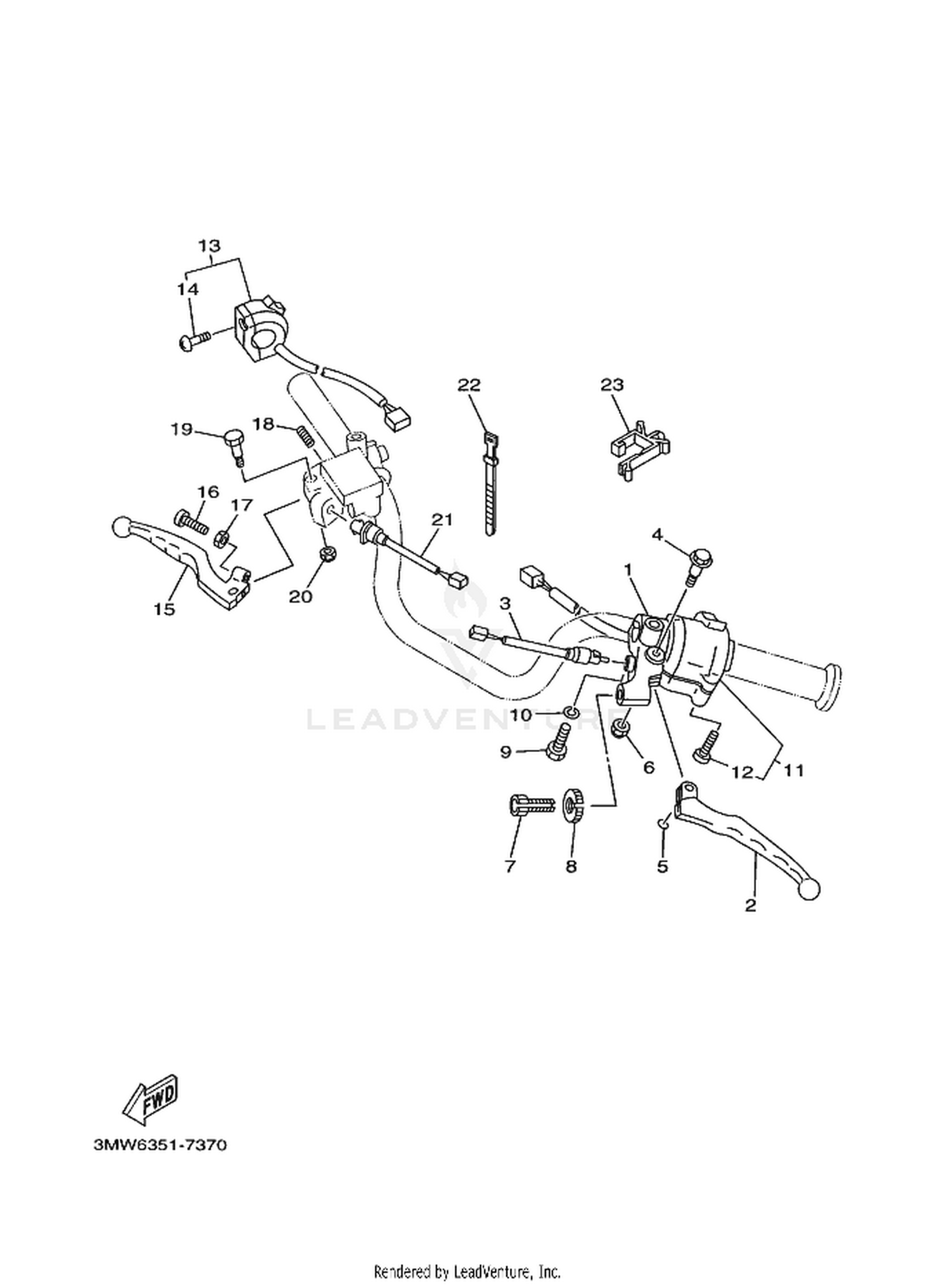 37 HANDLE SWITCH  LEVER