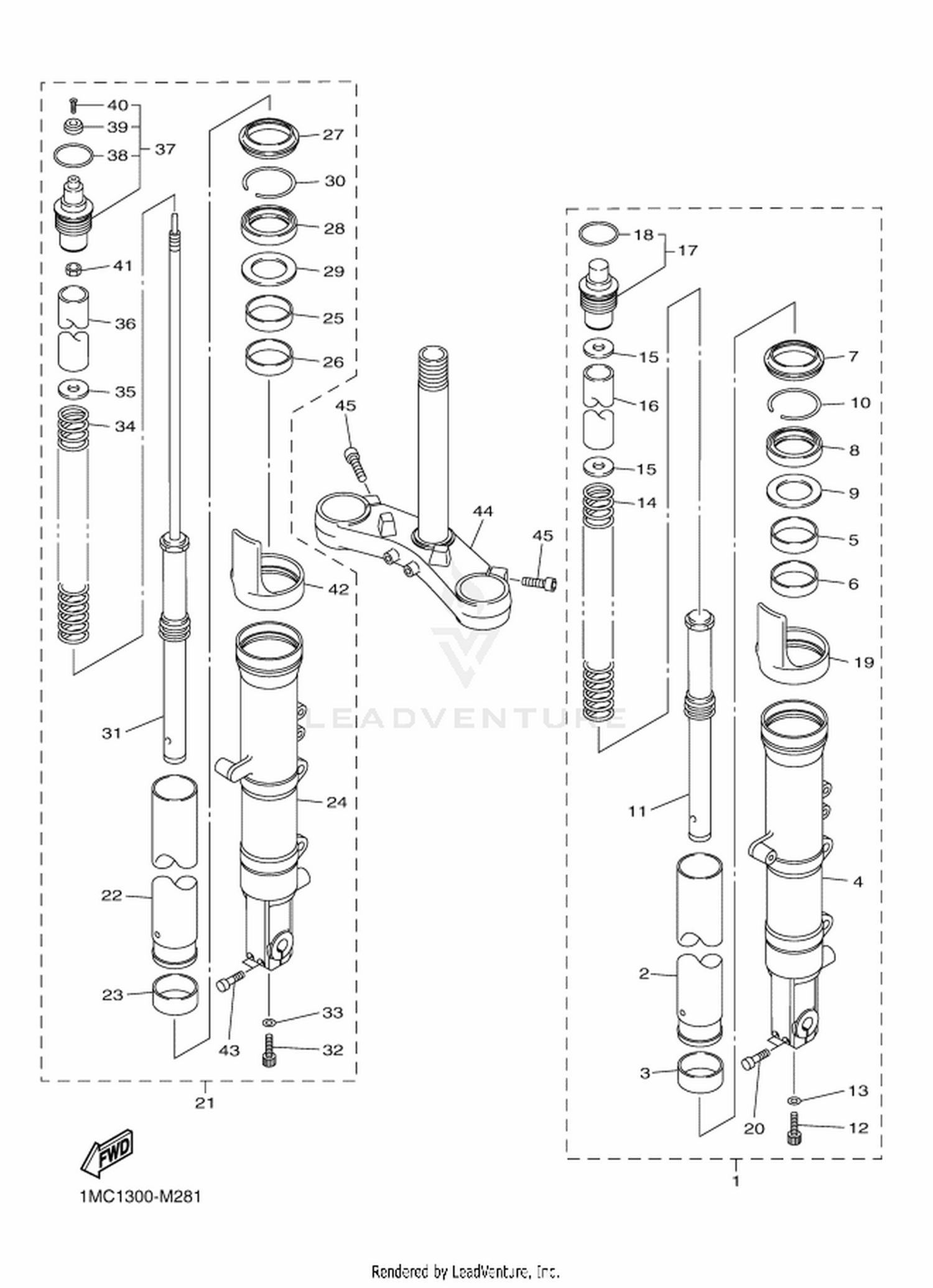 28 FRONT FORK