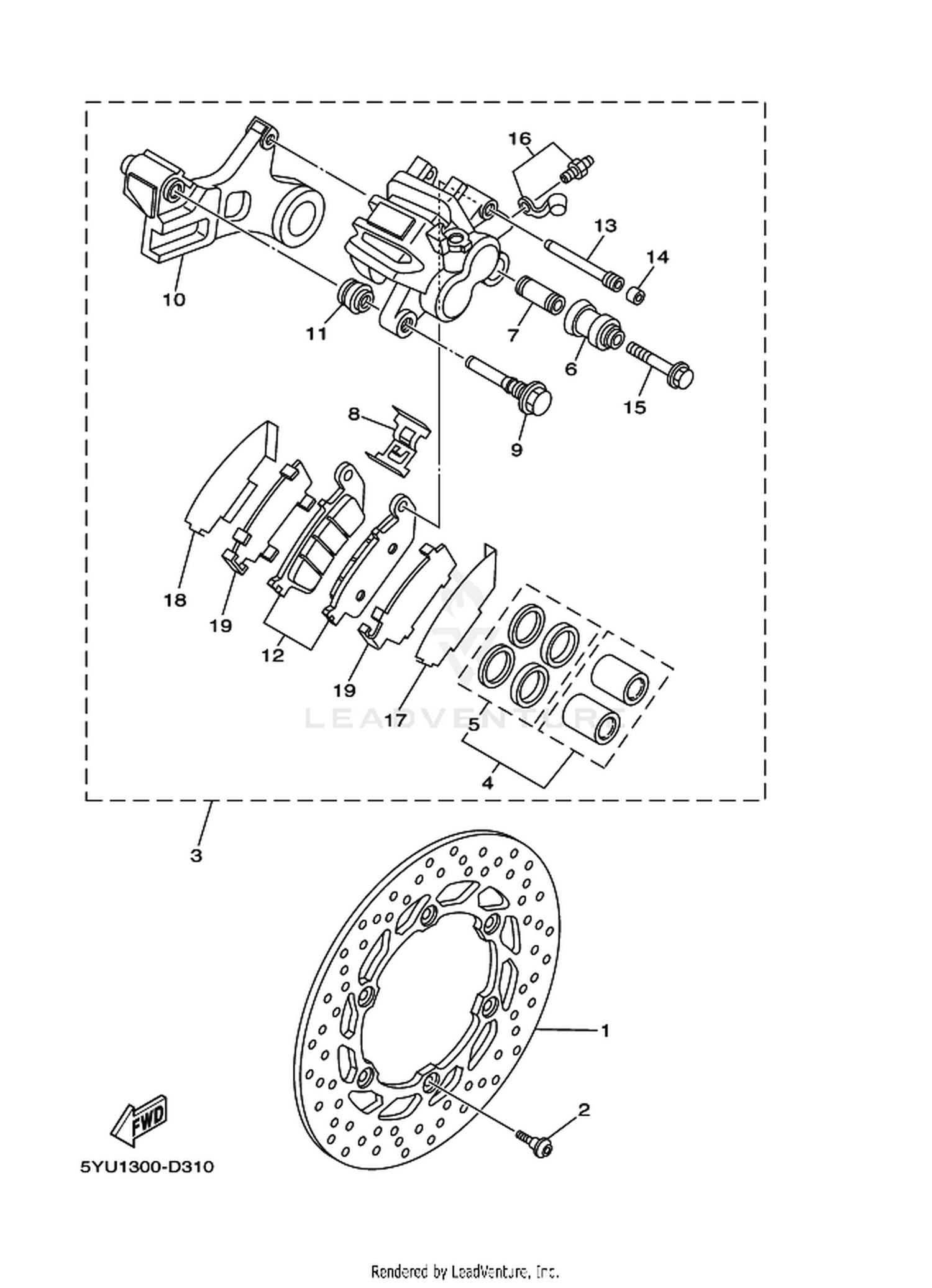 31 REAR BRAKE CALIPER