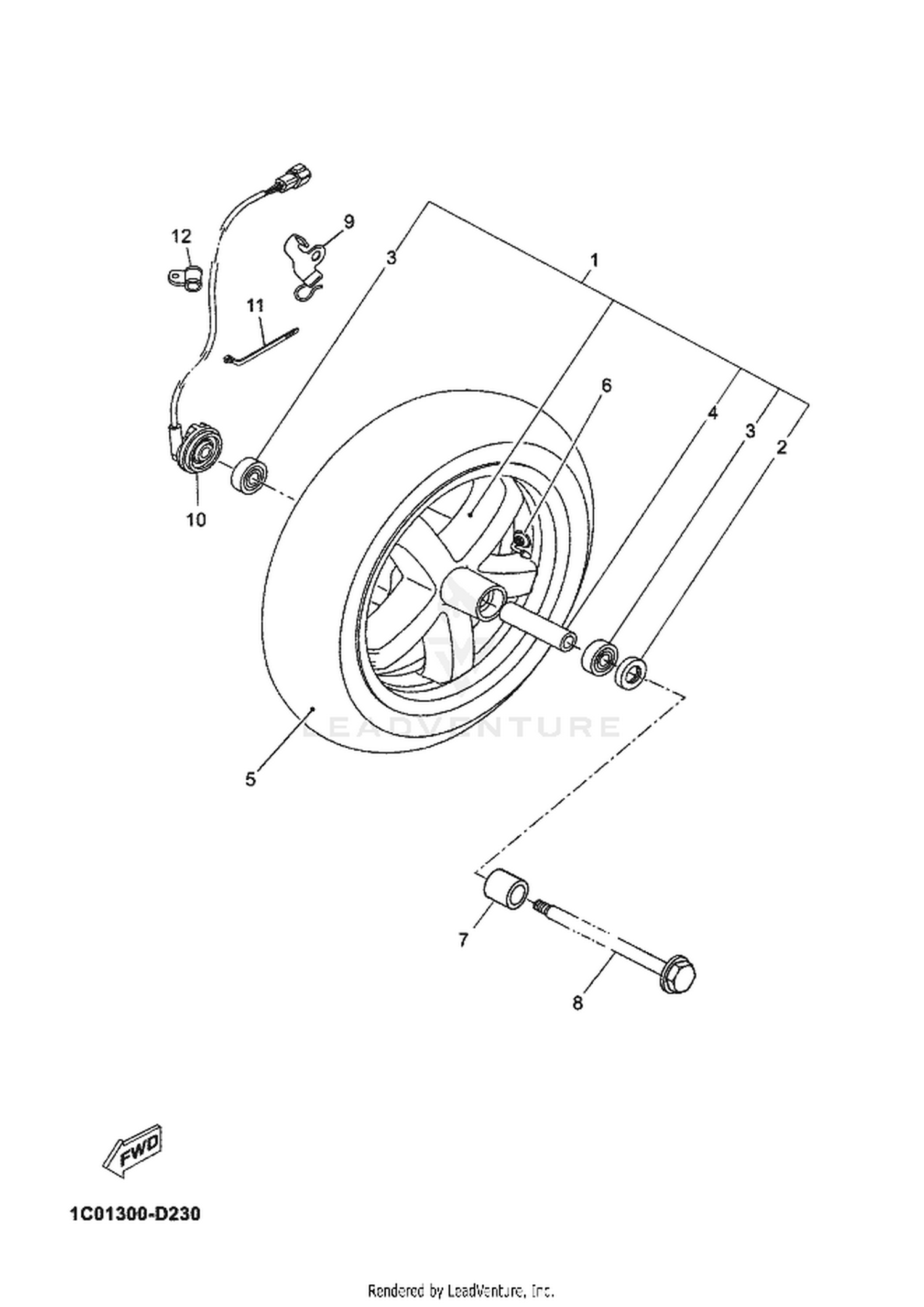23 FRONT WHEEL