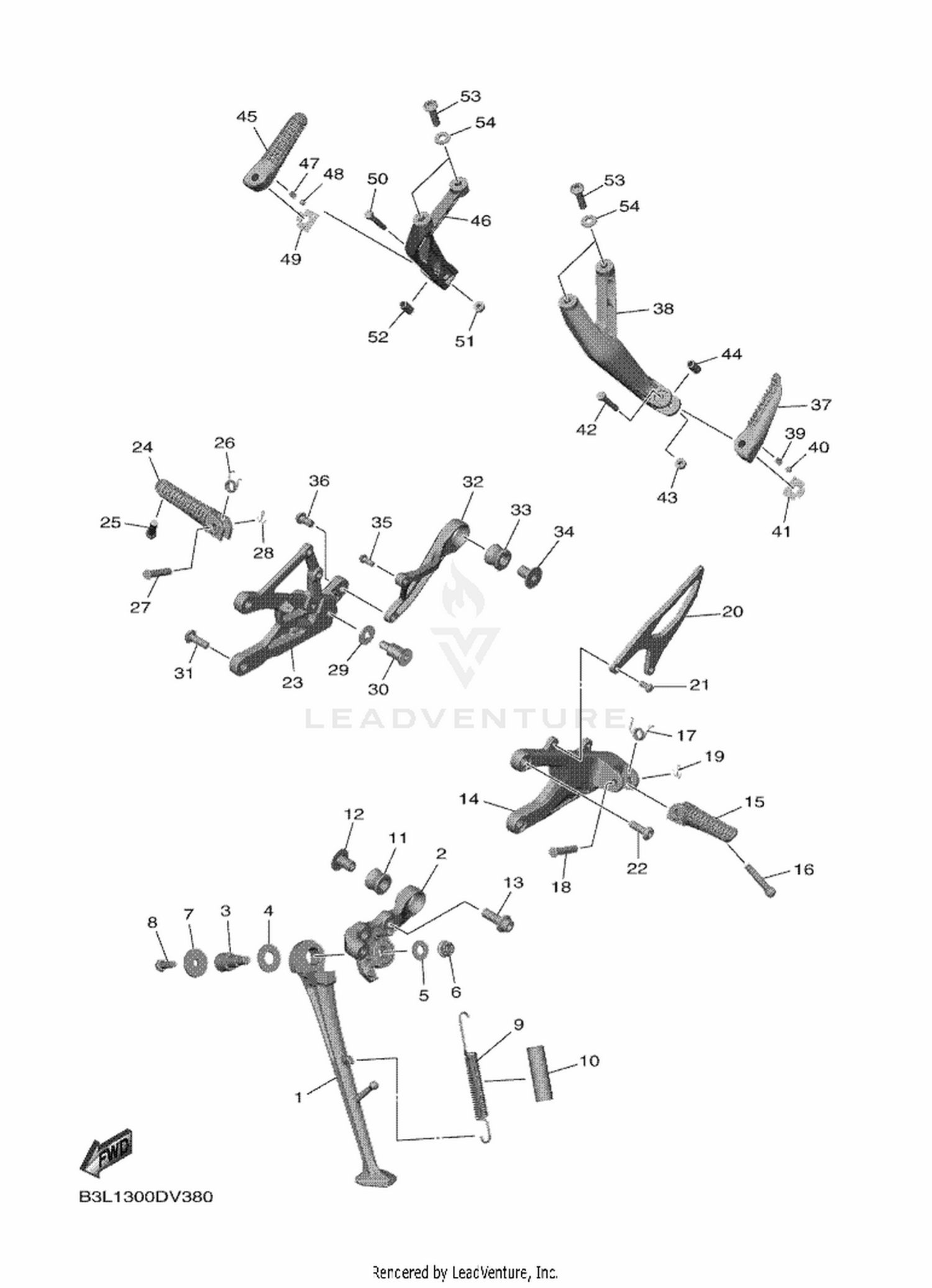 38 STAND  FOOTREST