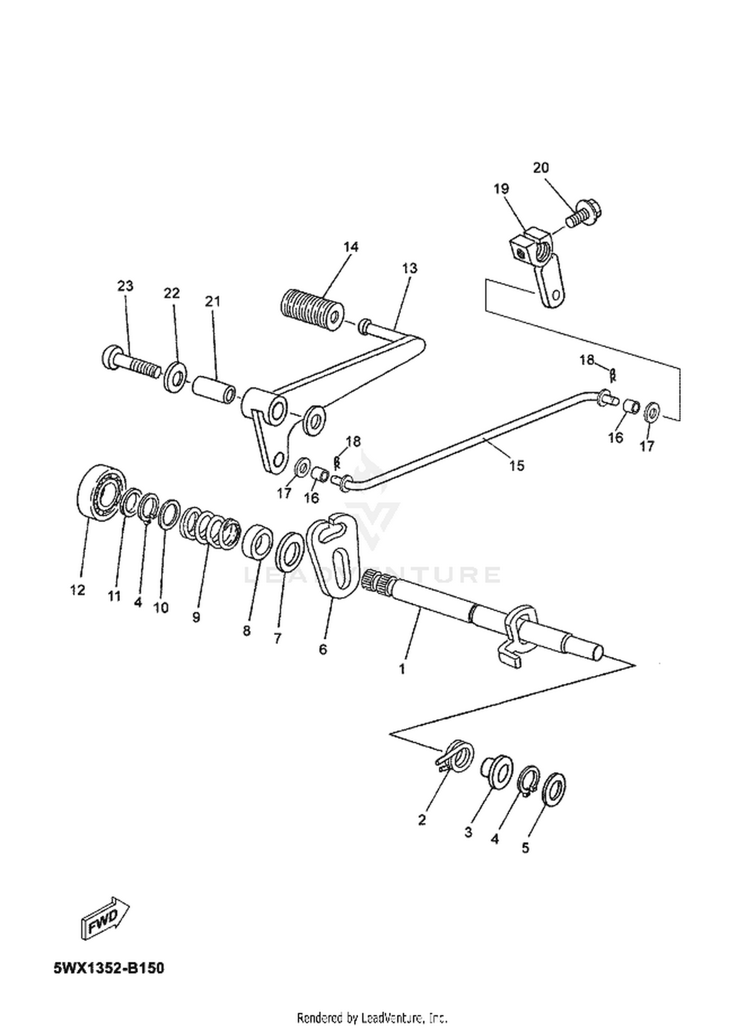 15 SHIFT SHAFT