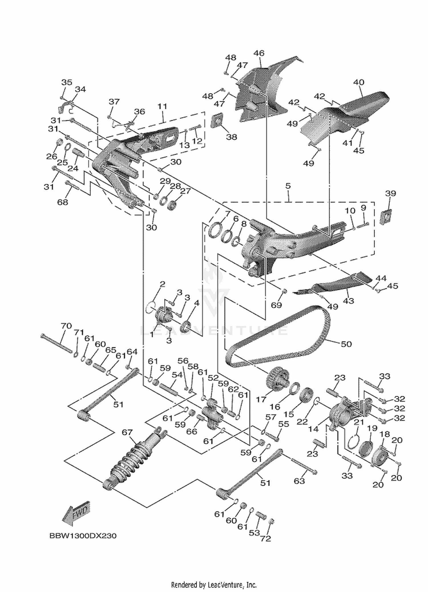 23 REAR ARM & SUSPENSION