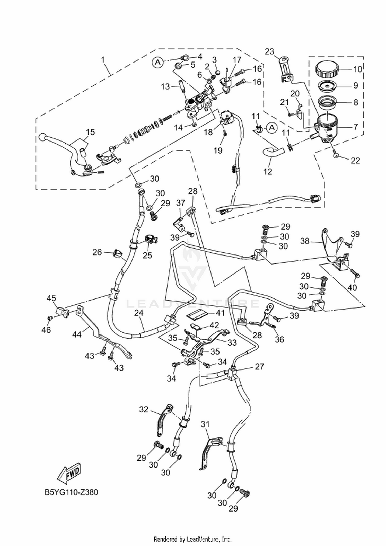 38 FRONT MASTER CYLINDER
