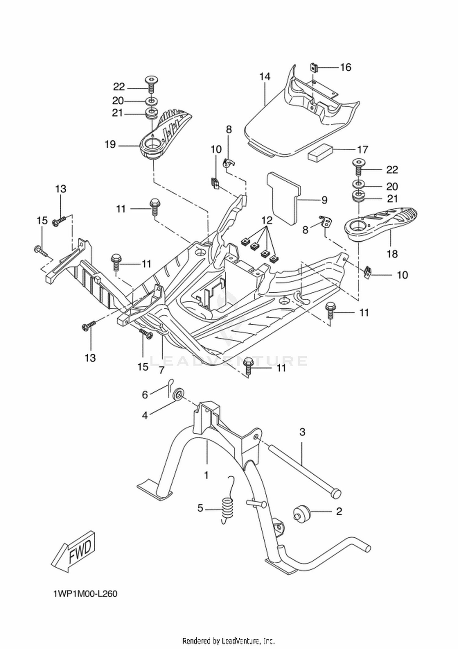 23 STAND  FOOTREST