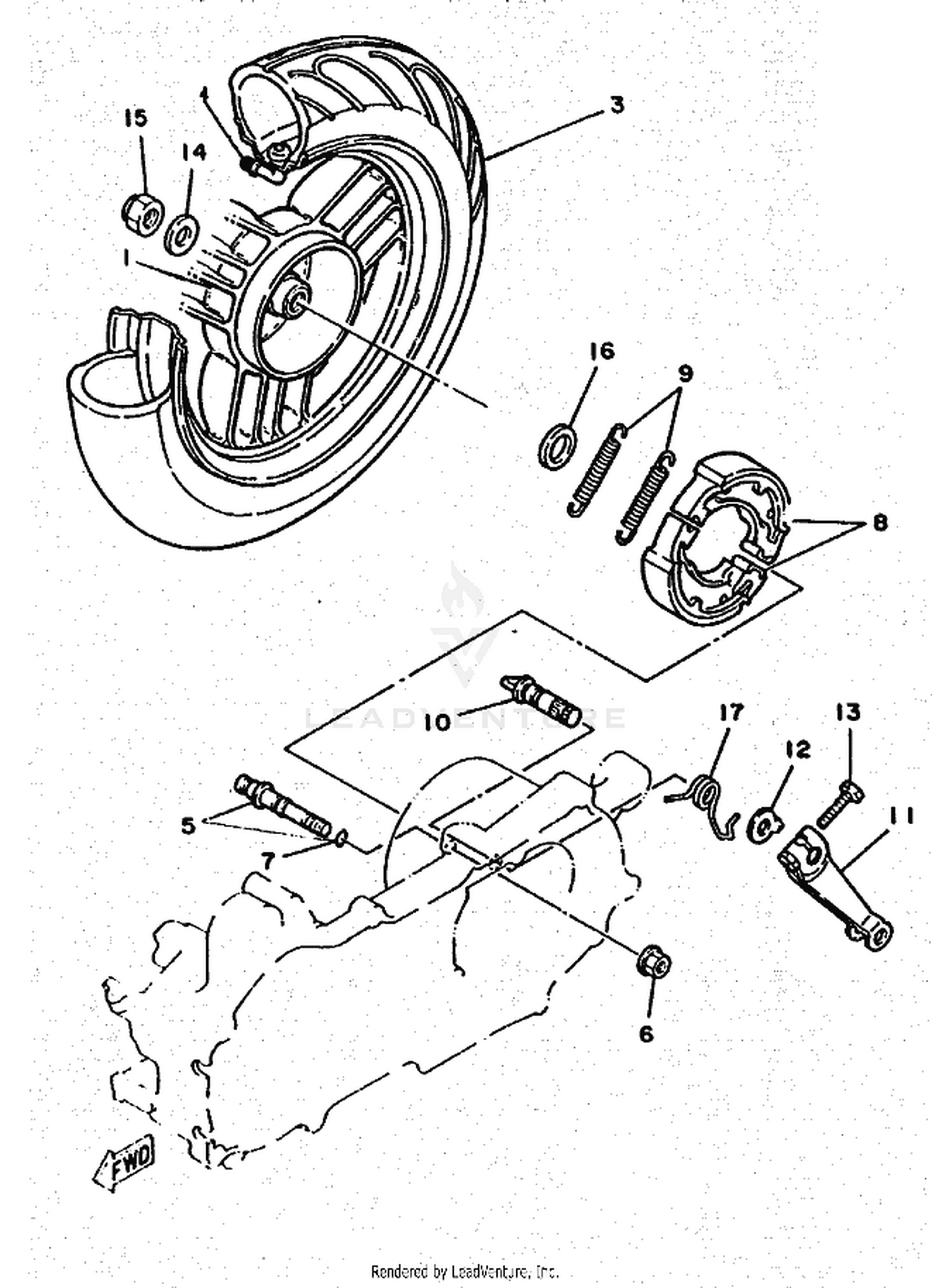 22 REAR WHEEL