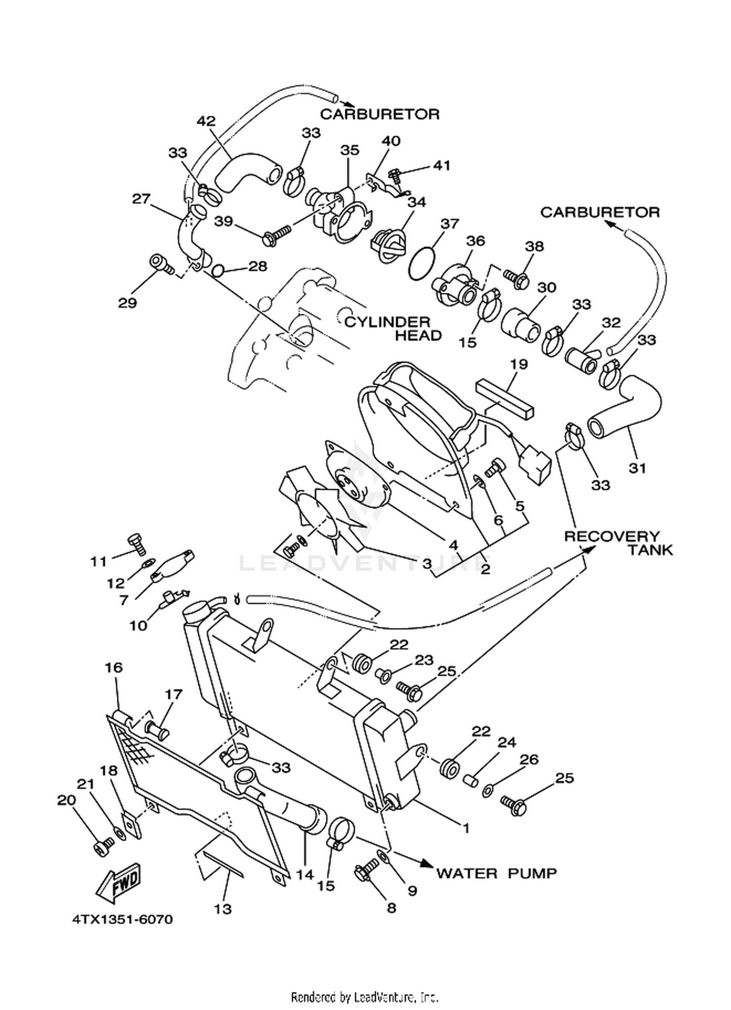 07 RADIATOR. HOSE