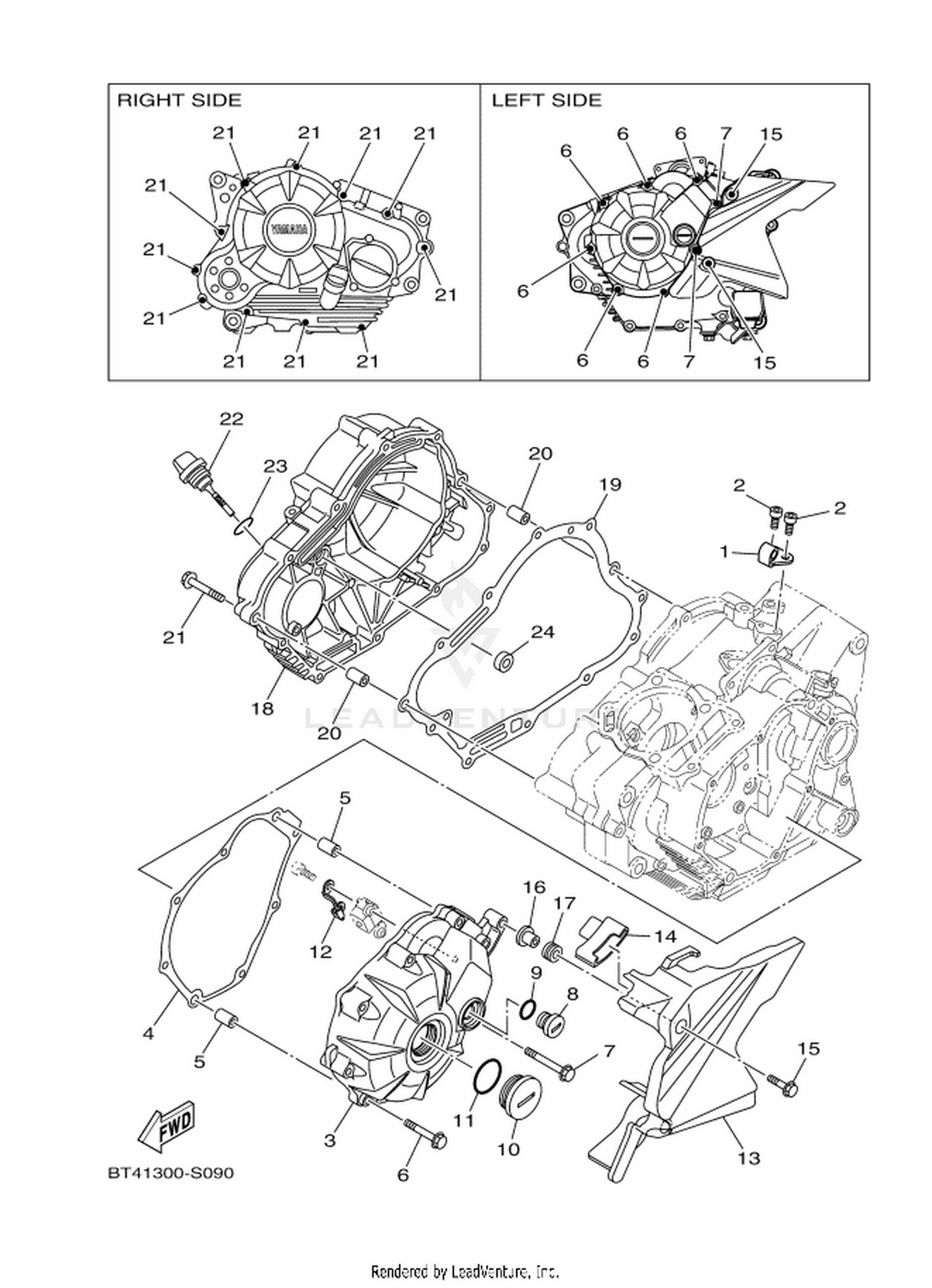 09 CRANKCASE COVER 1
