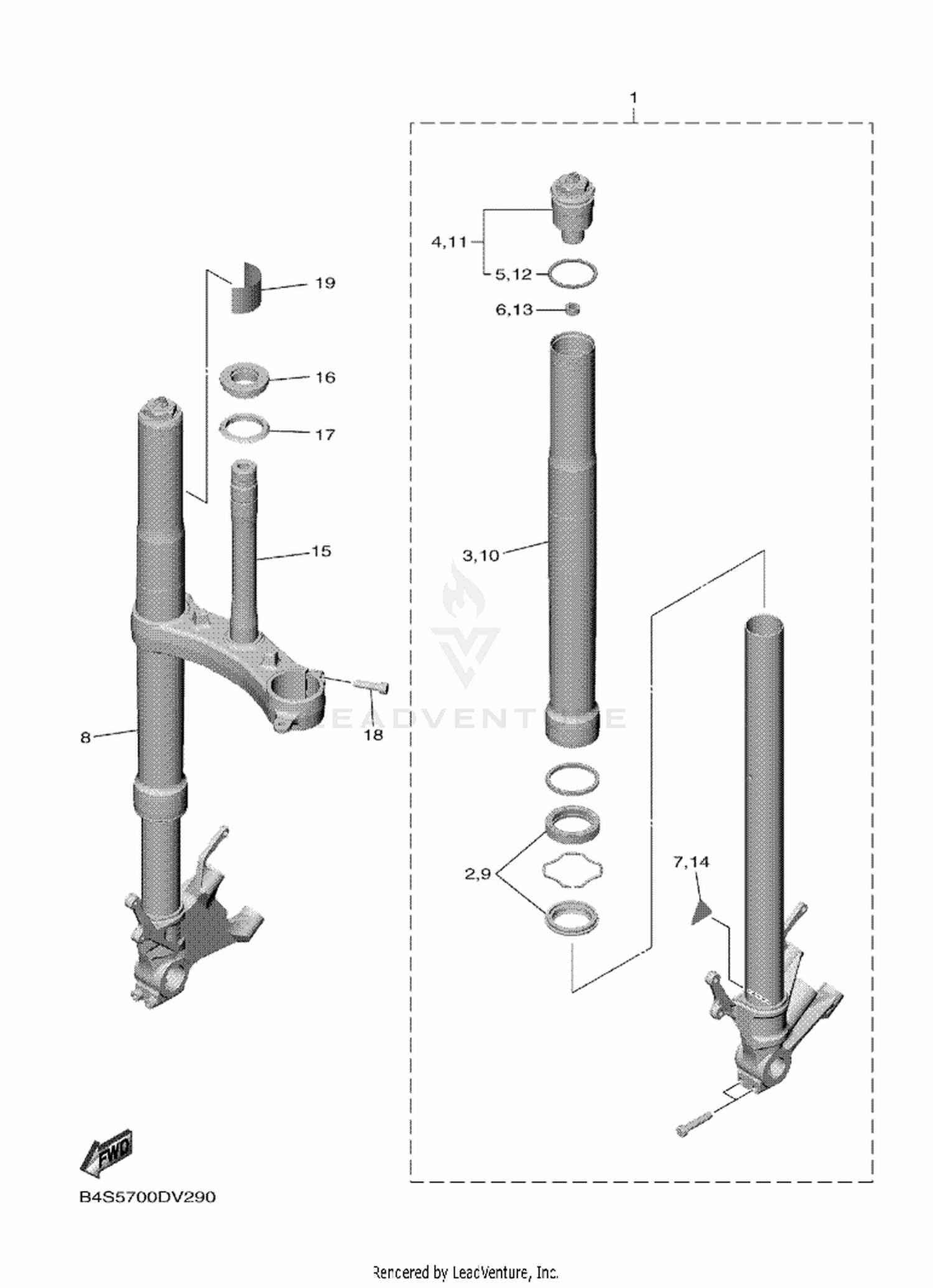 29 FRONT FORK