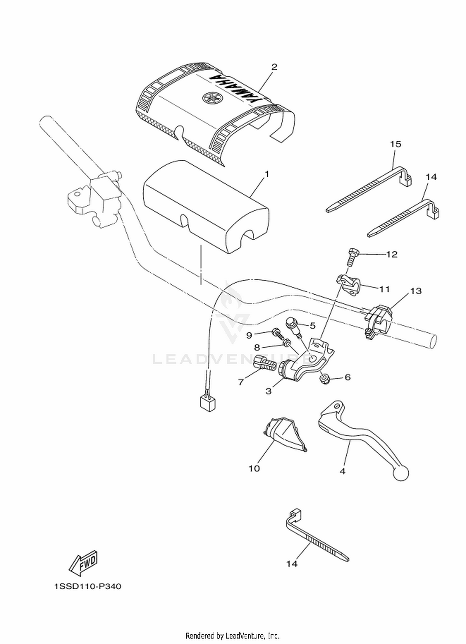 34 HANDLE SWITCH  LEVER