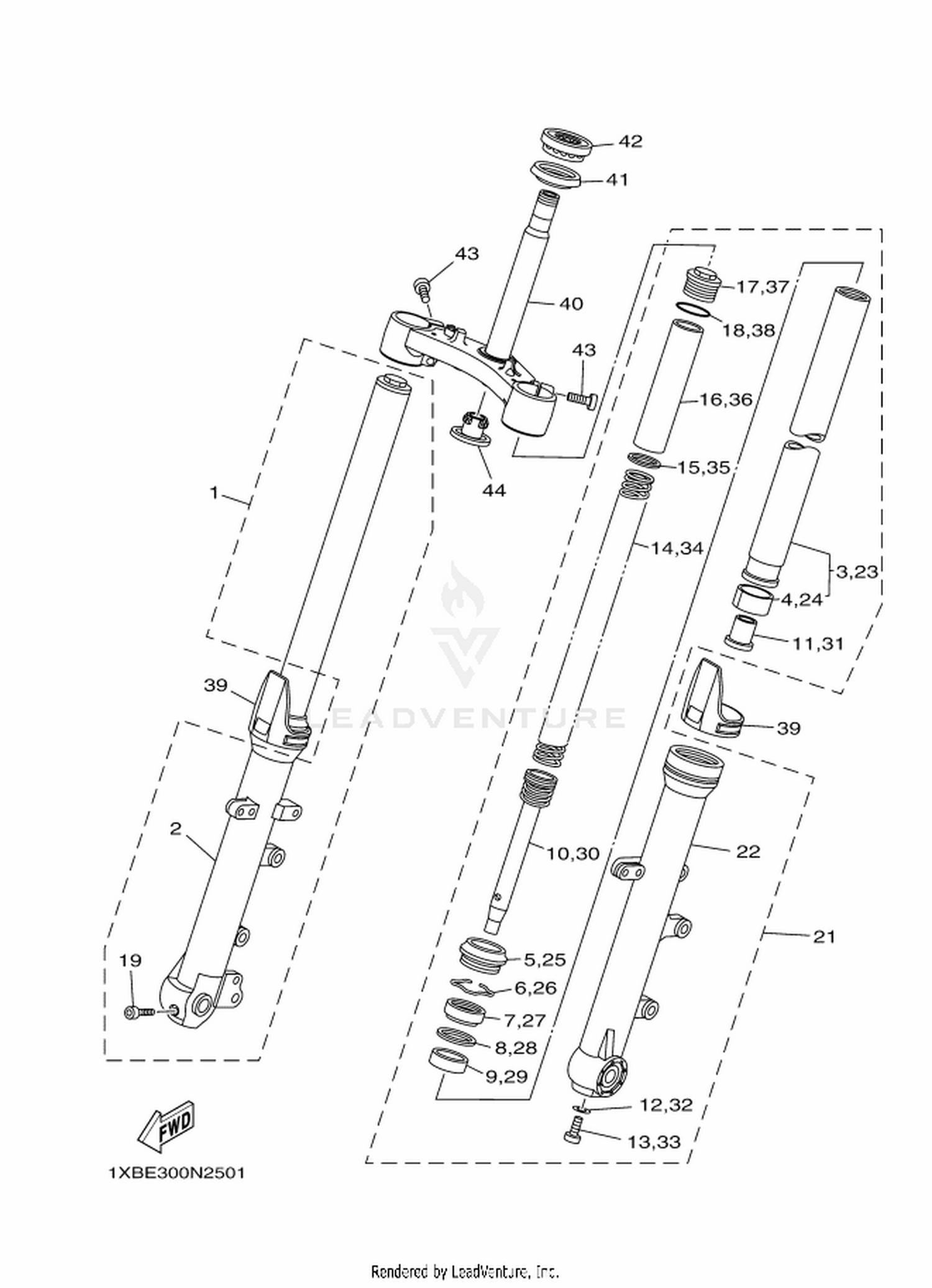 25 FRONT FORK